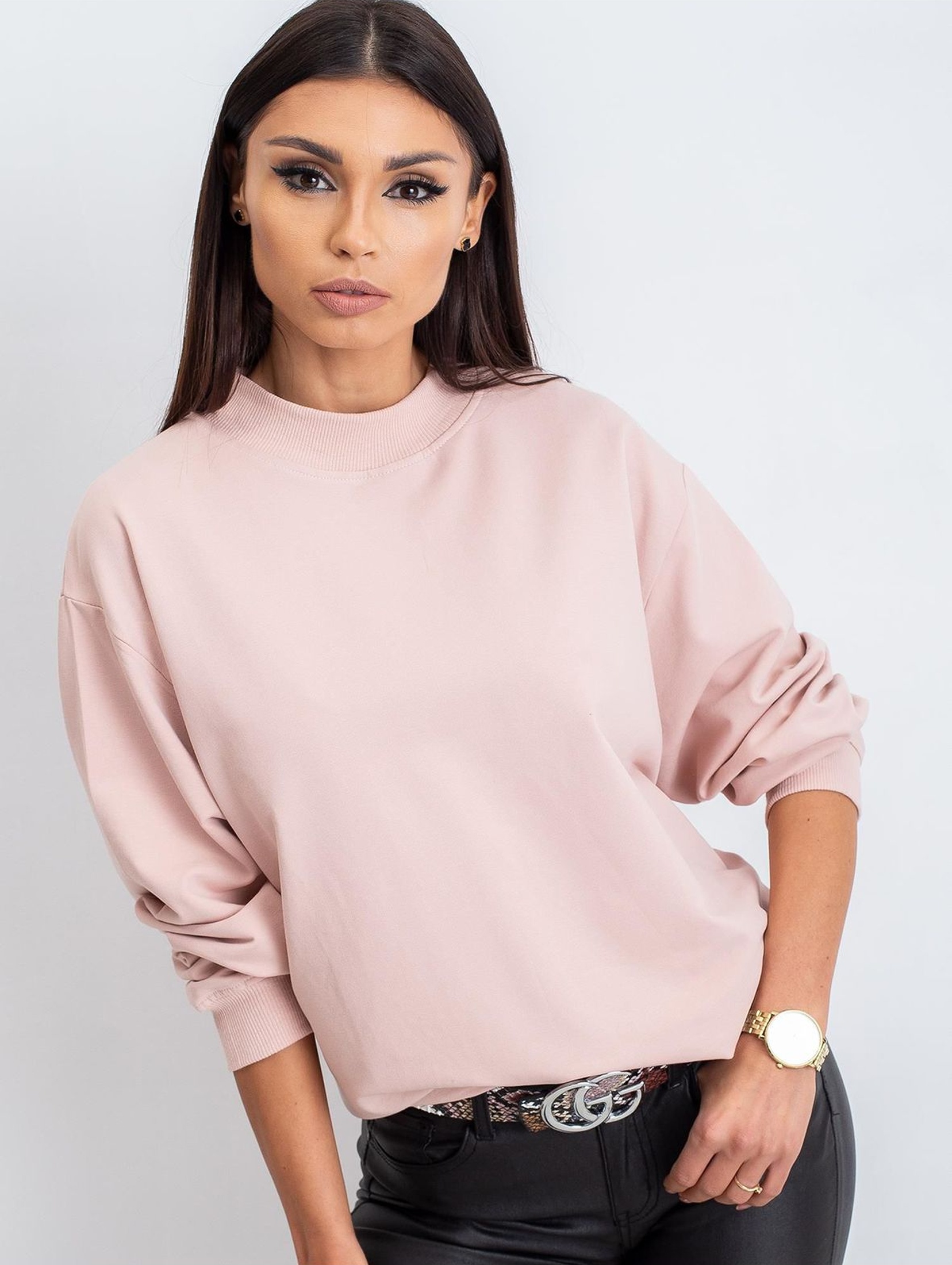 Bluza damska dresowa- różowa