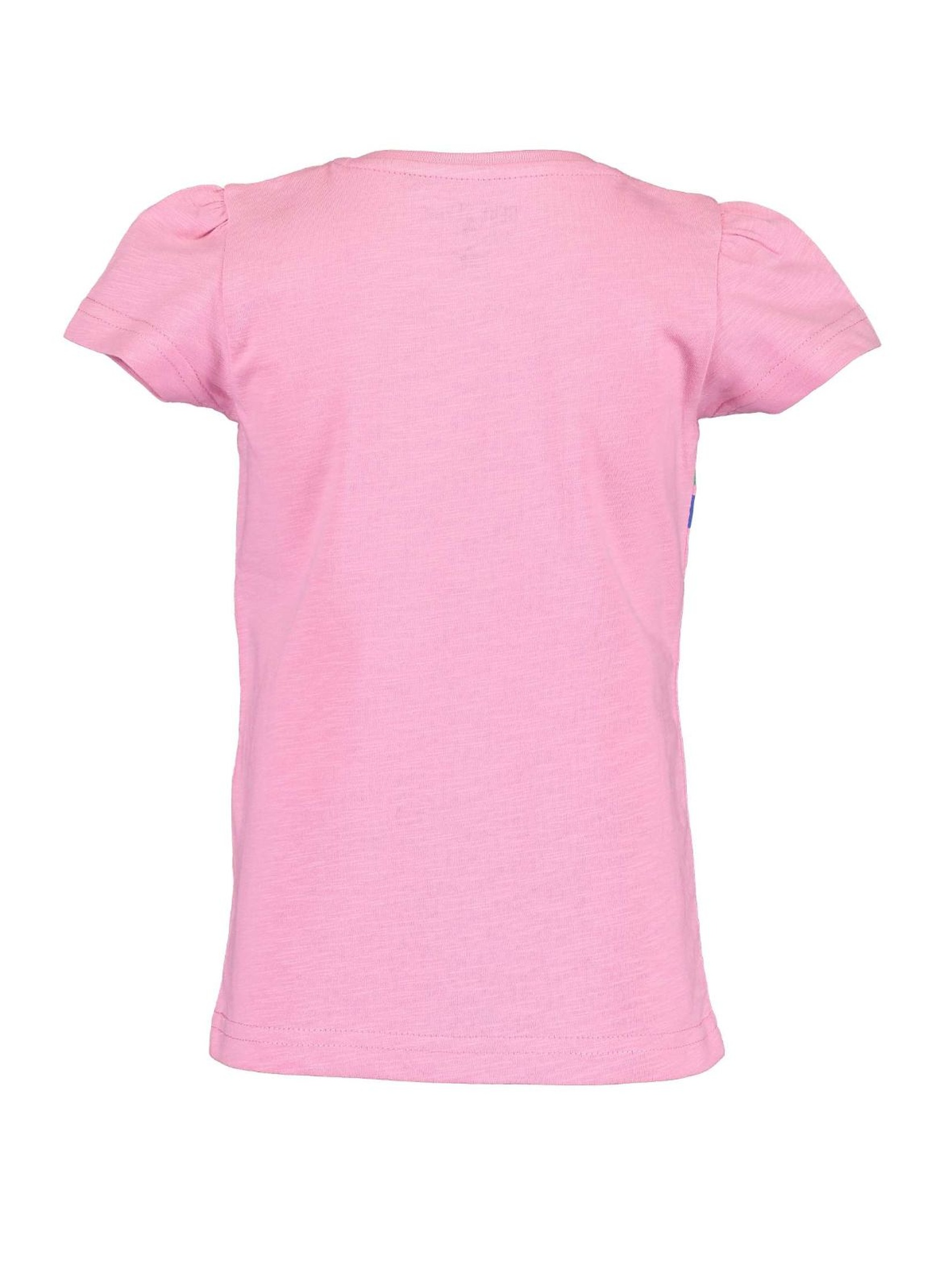 T-Shirt dziewczęcy różowy - smile