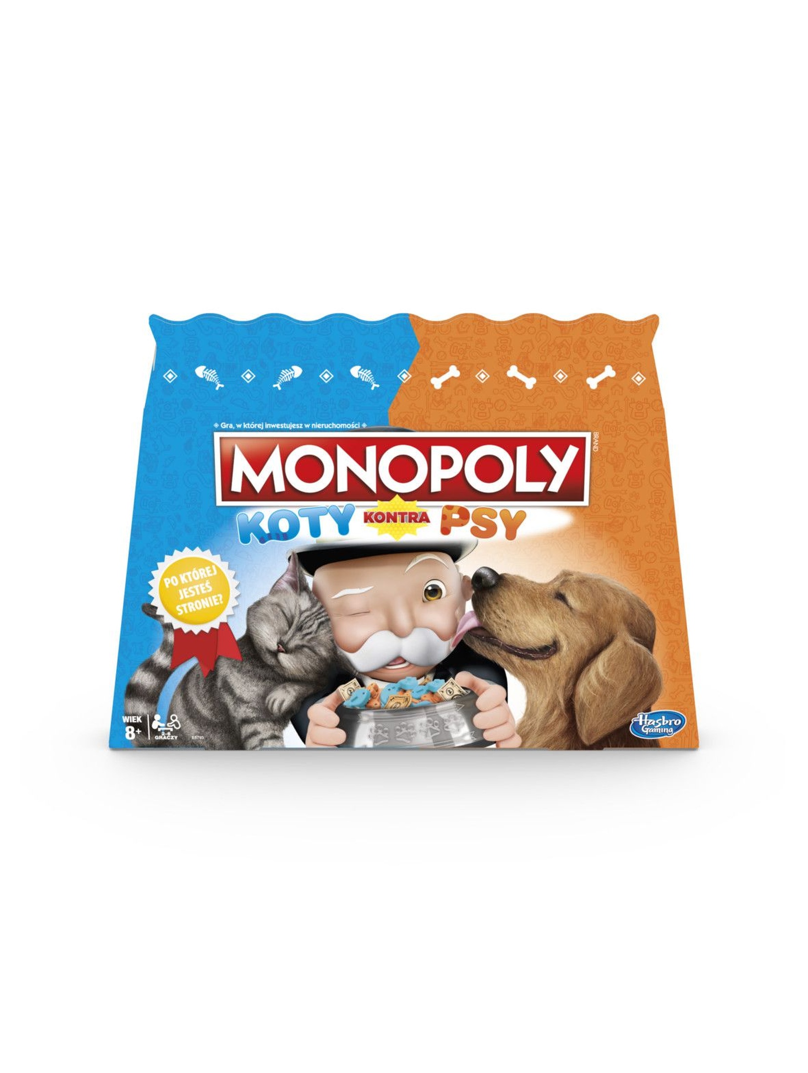 Gra Monopoly Koty kontra Psy 8+
