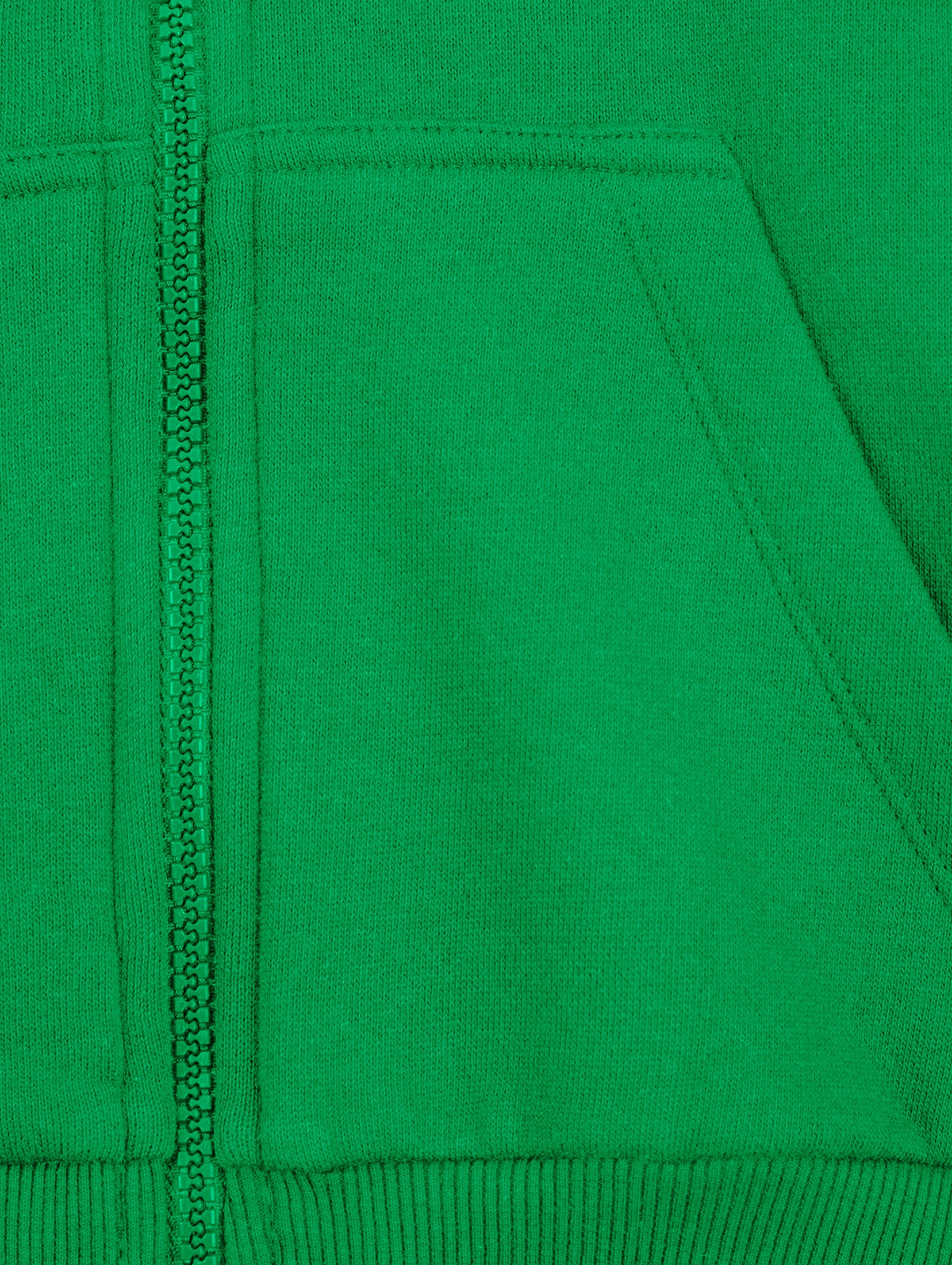 Zielona bluza rozpinana z kapturem - unisex - Limited Edition