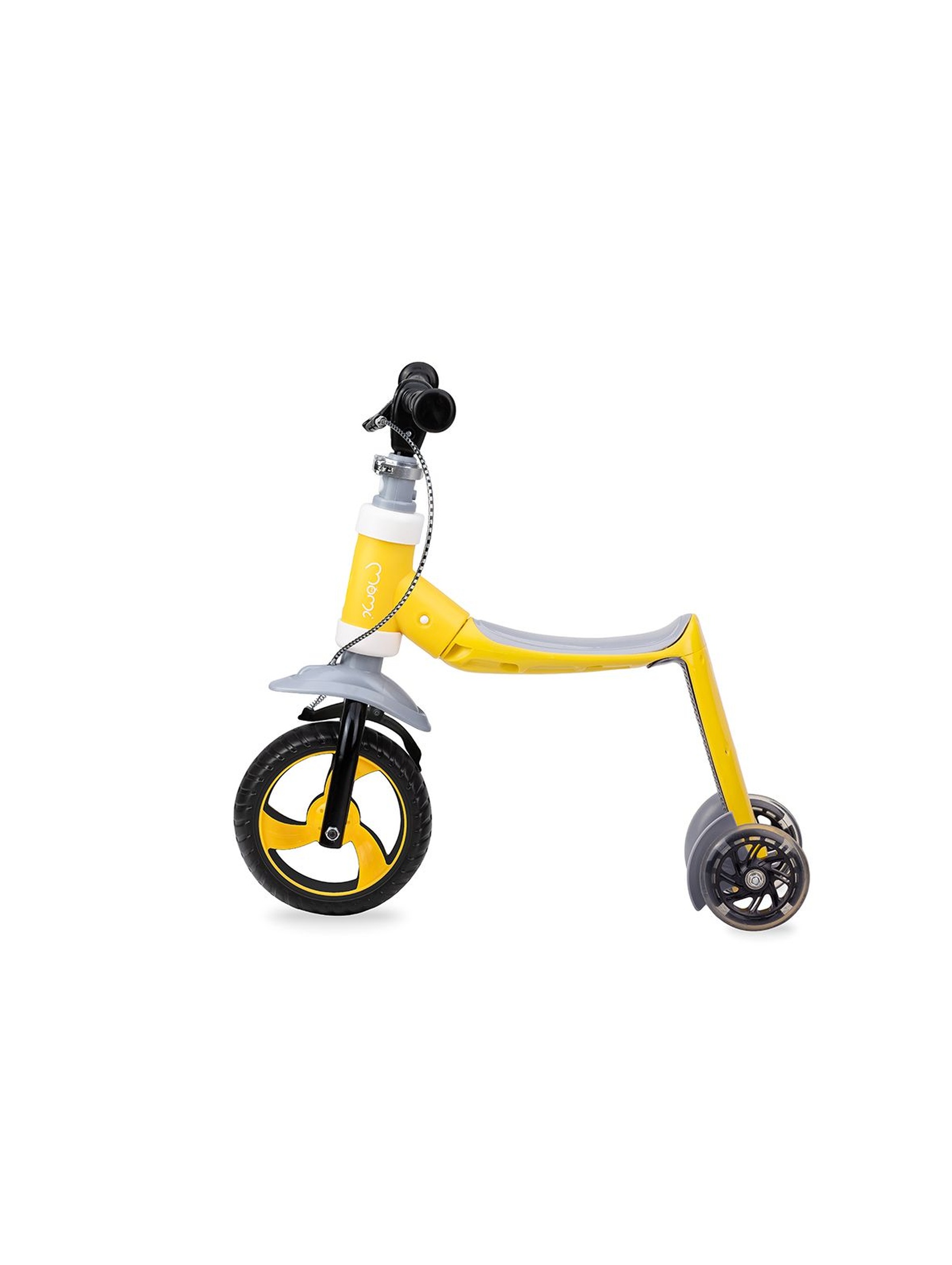 MoMi ELIOS rowerek hulajnoga jeździk - żółty