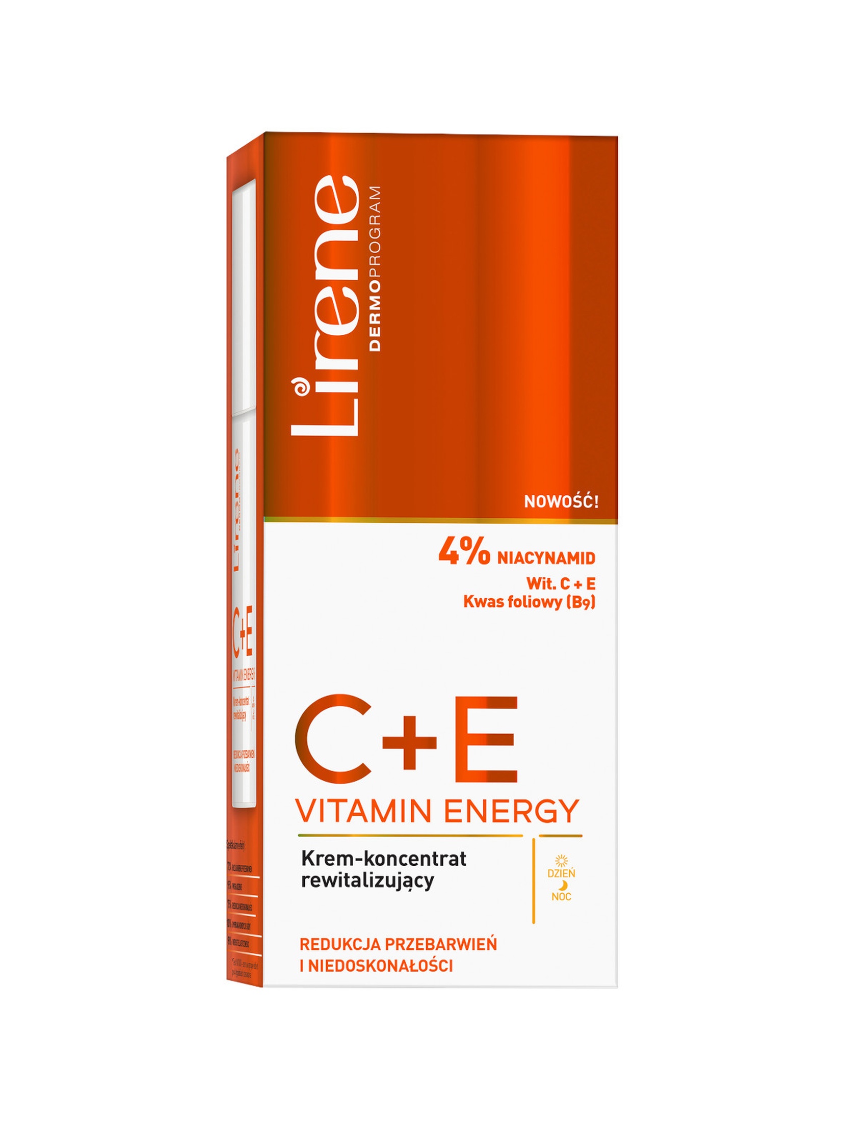 Lirene C+E Vitamin Energy Krem-koncentrat rewitalizujący dzień noc 40 ml