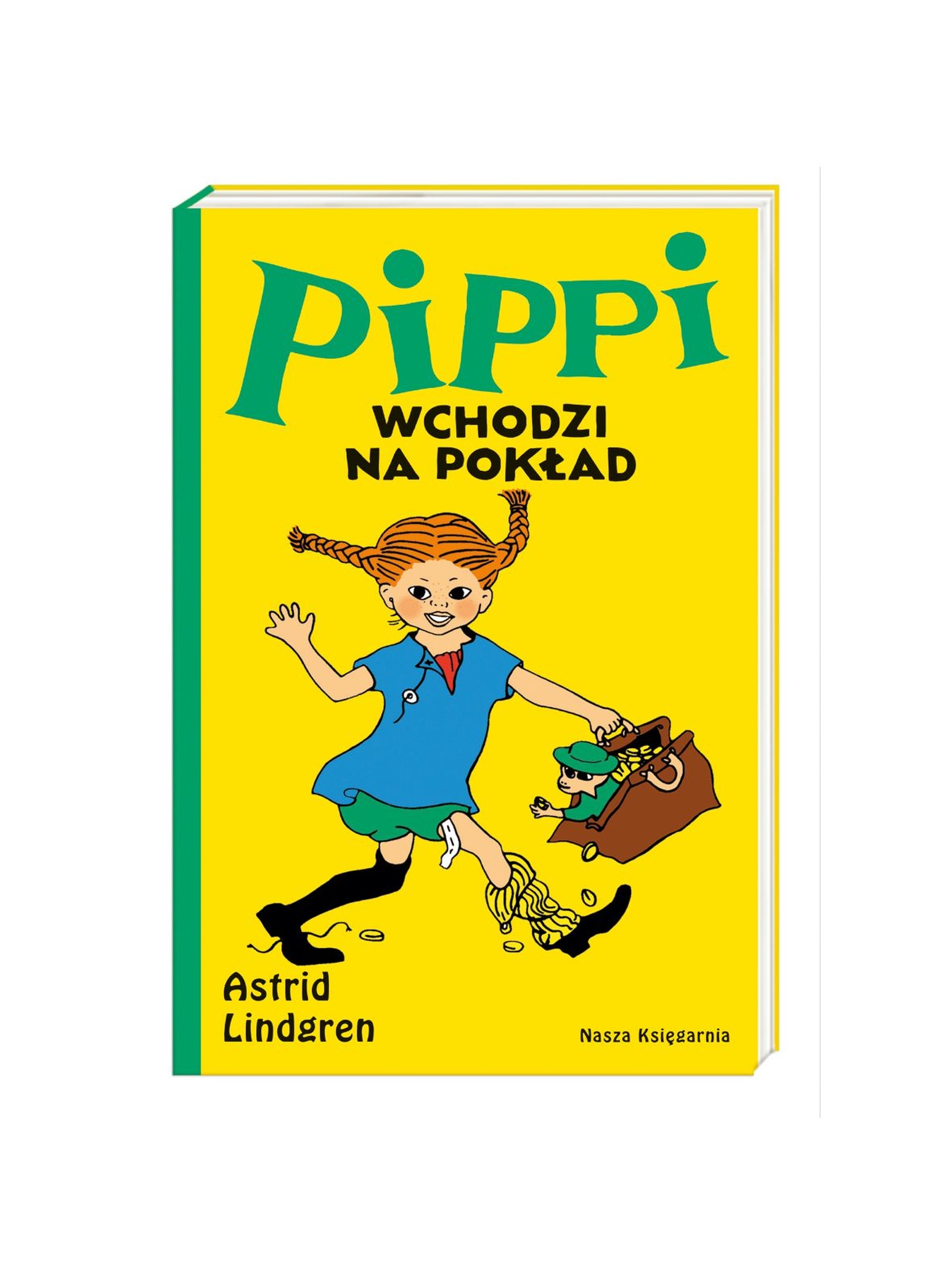 Książka dla dzieci "Pippi wchodzi na pokład"