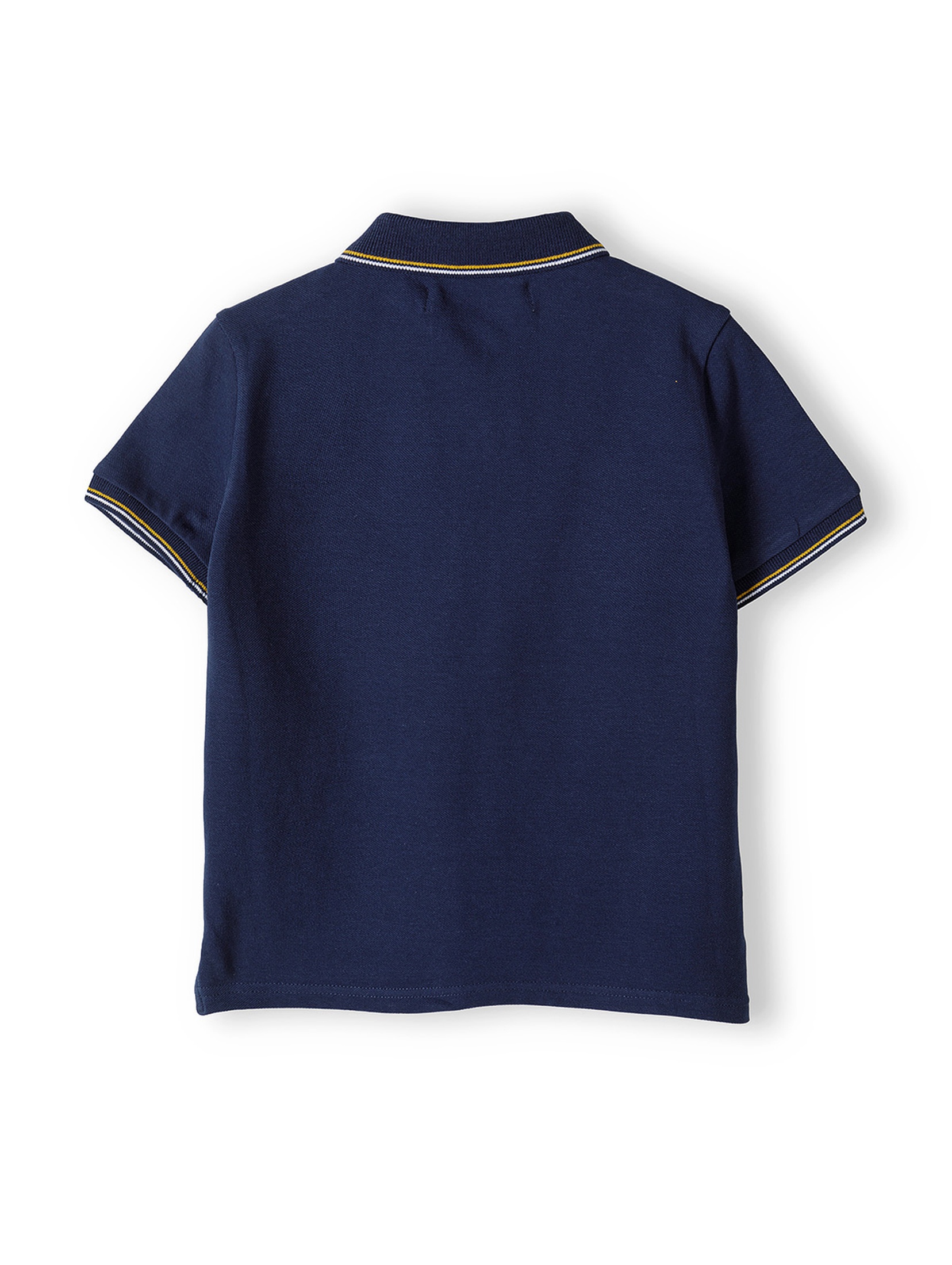 Granatowa koszulka polo dla chłopca z krótkim rękawem