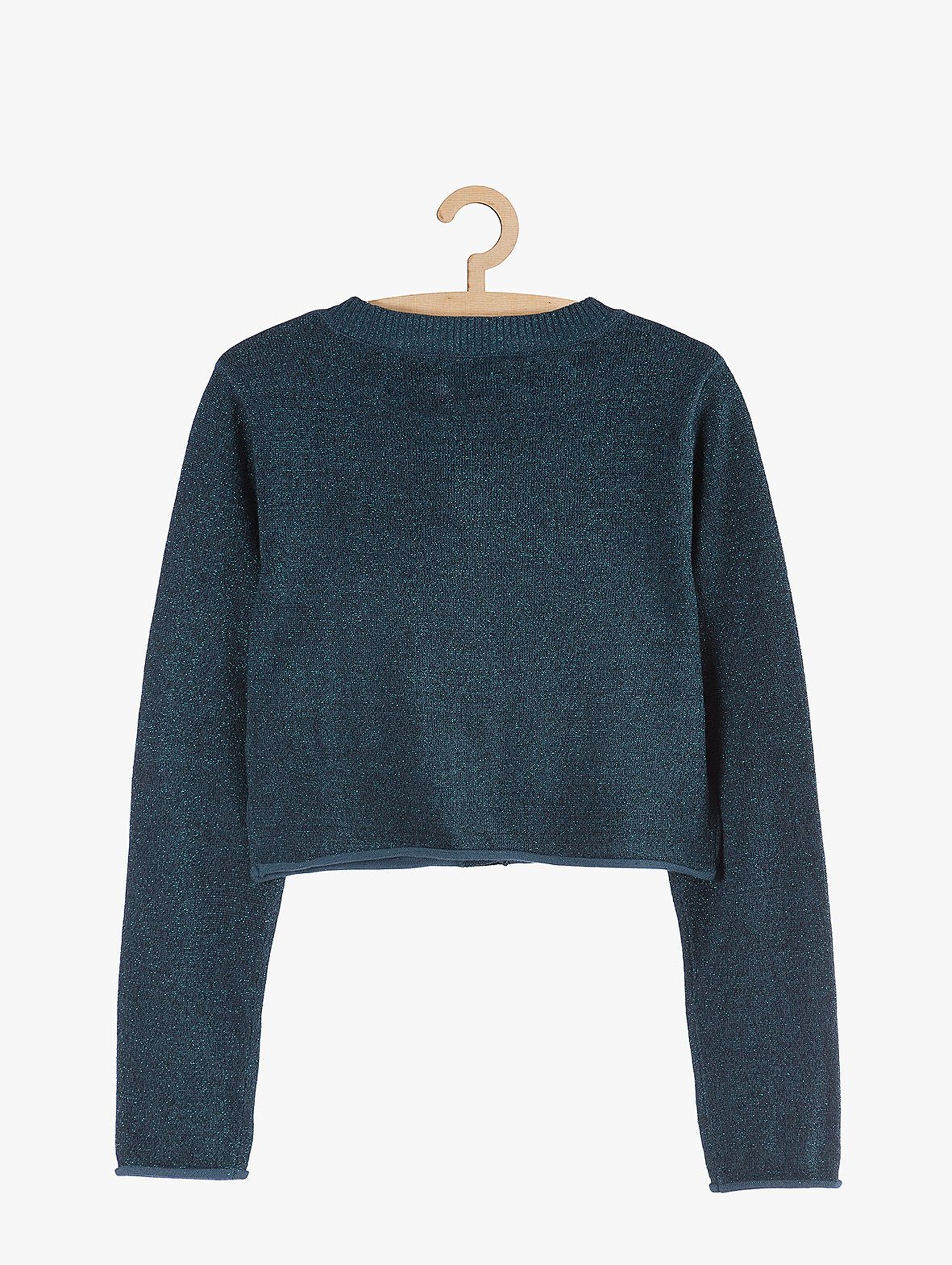 Elegancki-granatowy sweter dla dziewczynki