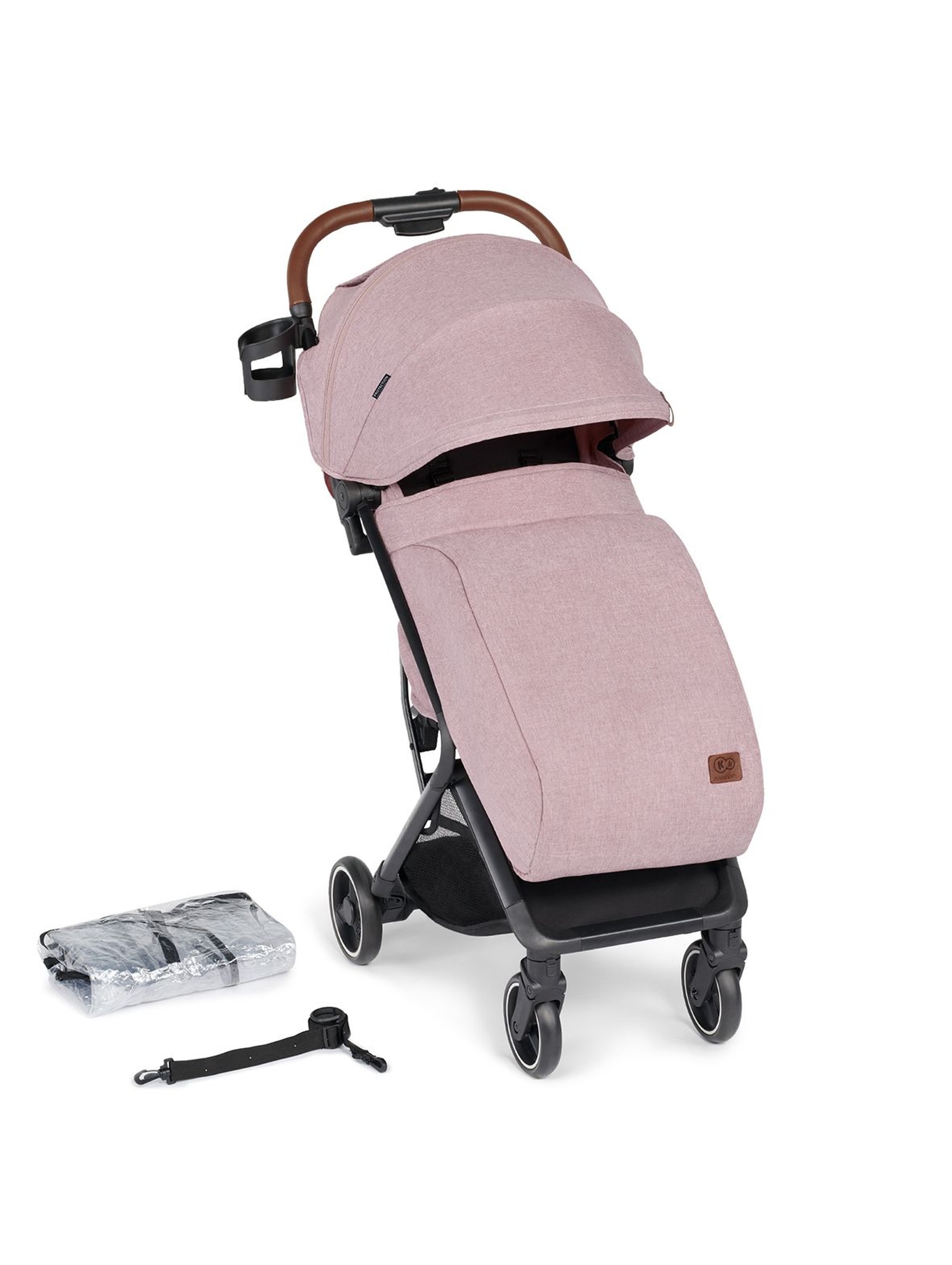Kinderkraft wózek spacerowy NUBI - różowy do 15kg
