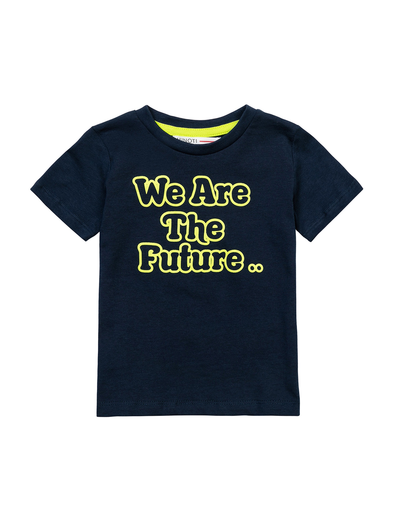 Granatowy t-shirt dla niemowlaka z napisem