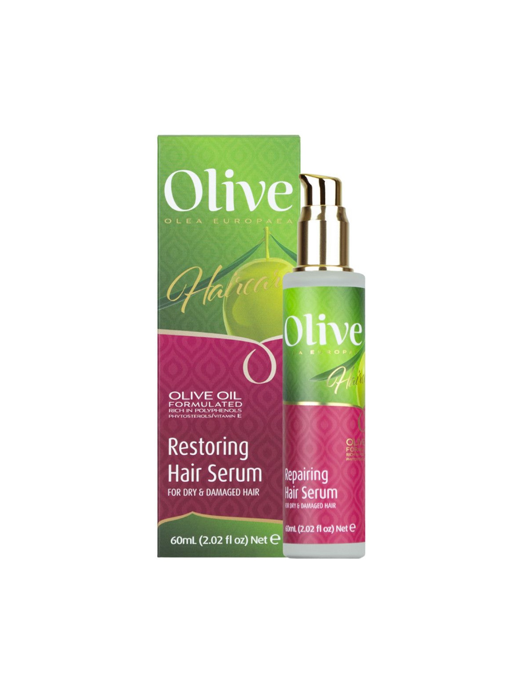 FRULATTE Olive Restoring Hair Serum Serum naprawcze z organiczną oliwą z oliwek 60 ml