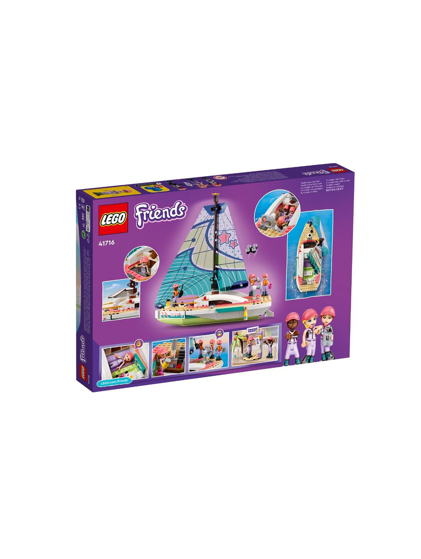 LEGO Friends - Stephanie i przygoda pod żaglami 41716 - 304 elementy, wiek 7+