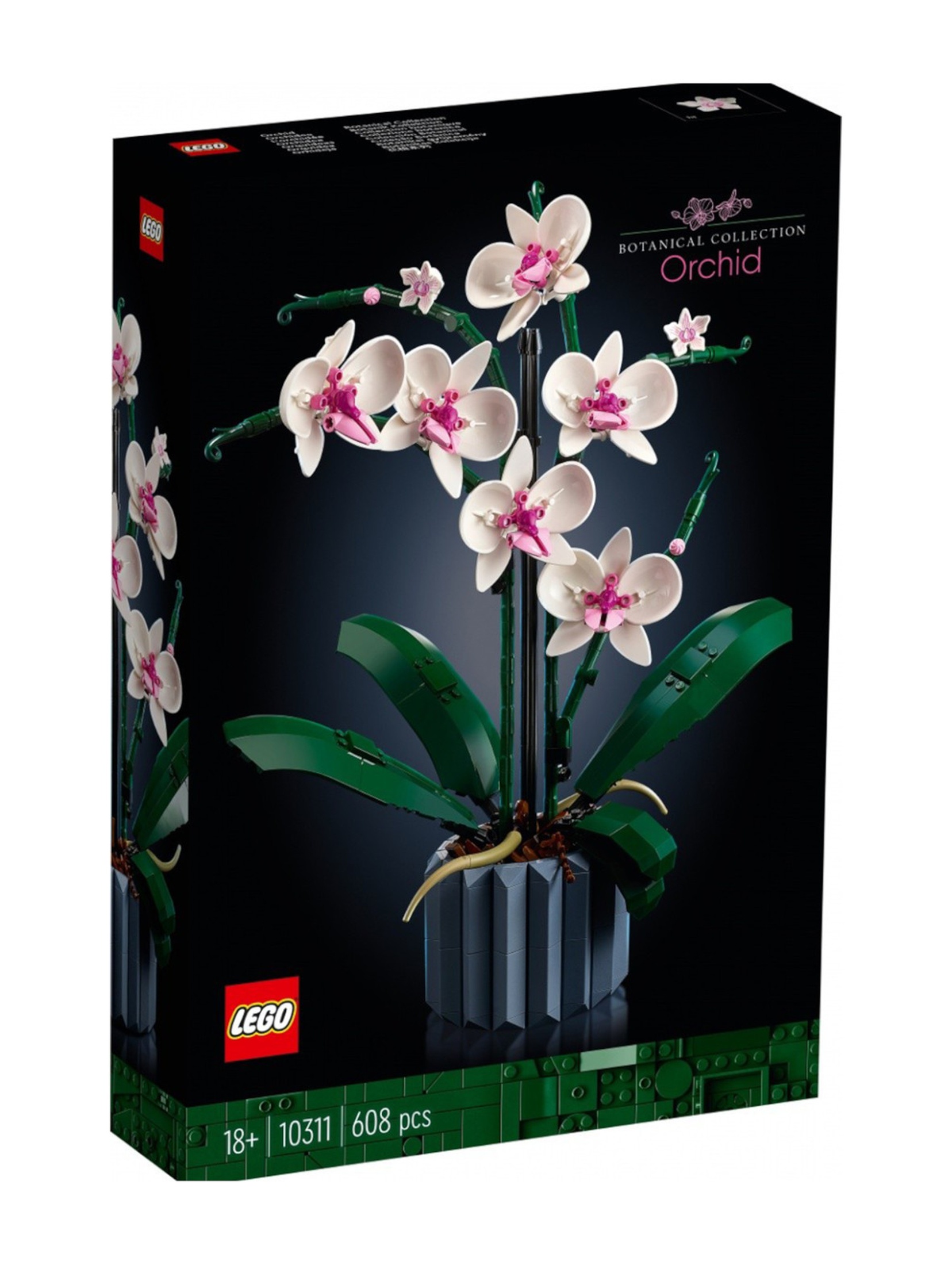 Klocki LEGO Creator Expert 10311 Orchidea - 608 elementów, wiek 18 +