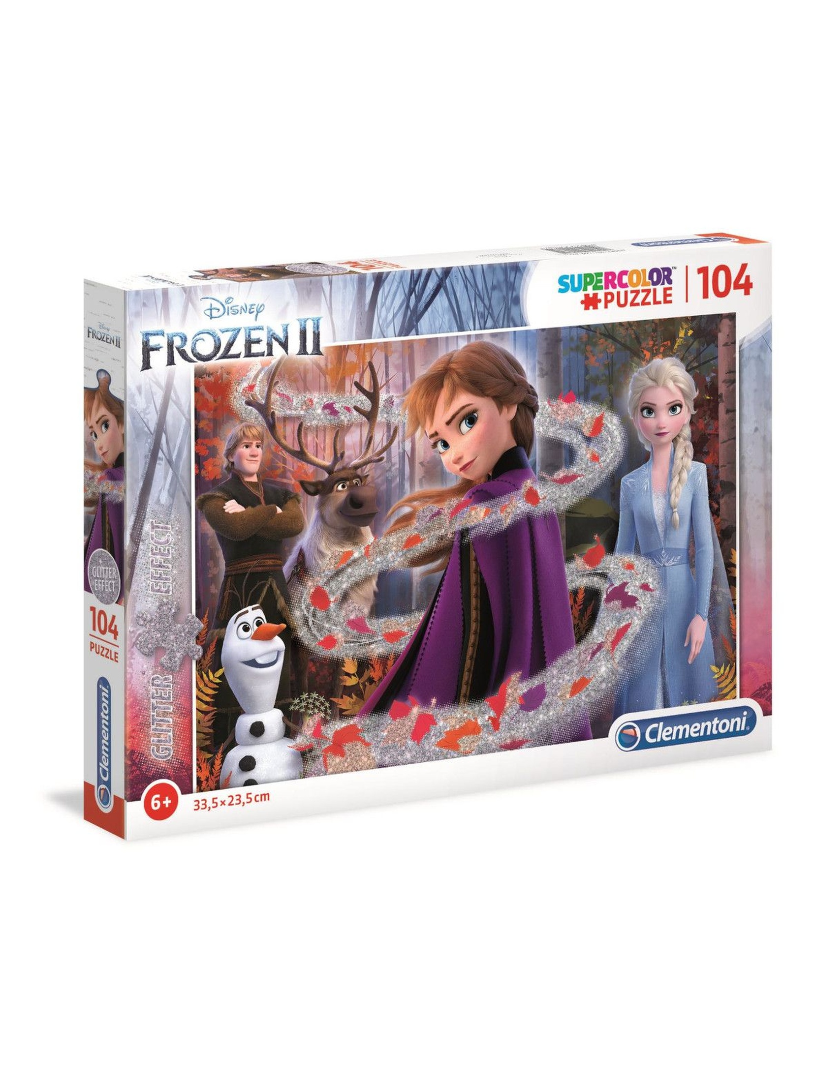 Puzzle Frozen 2 z brokatem - 104 el