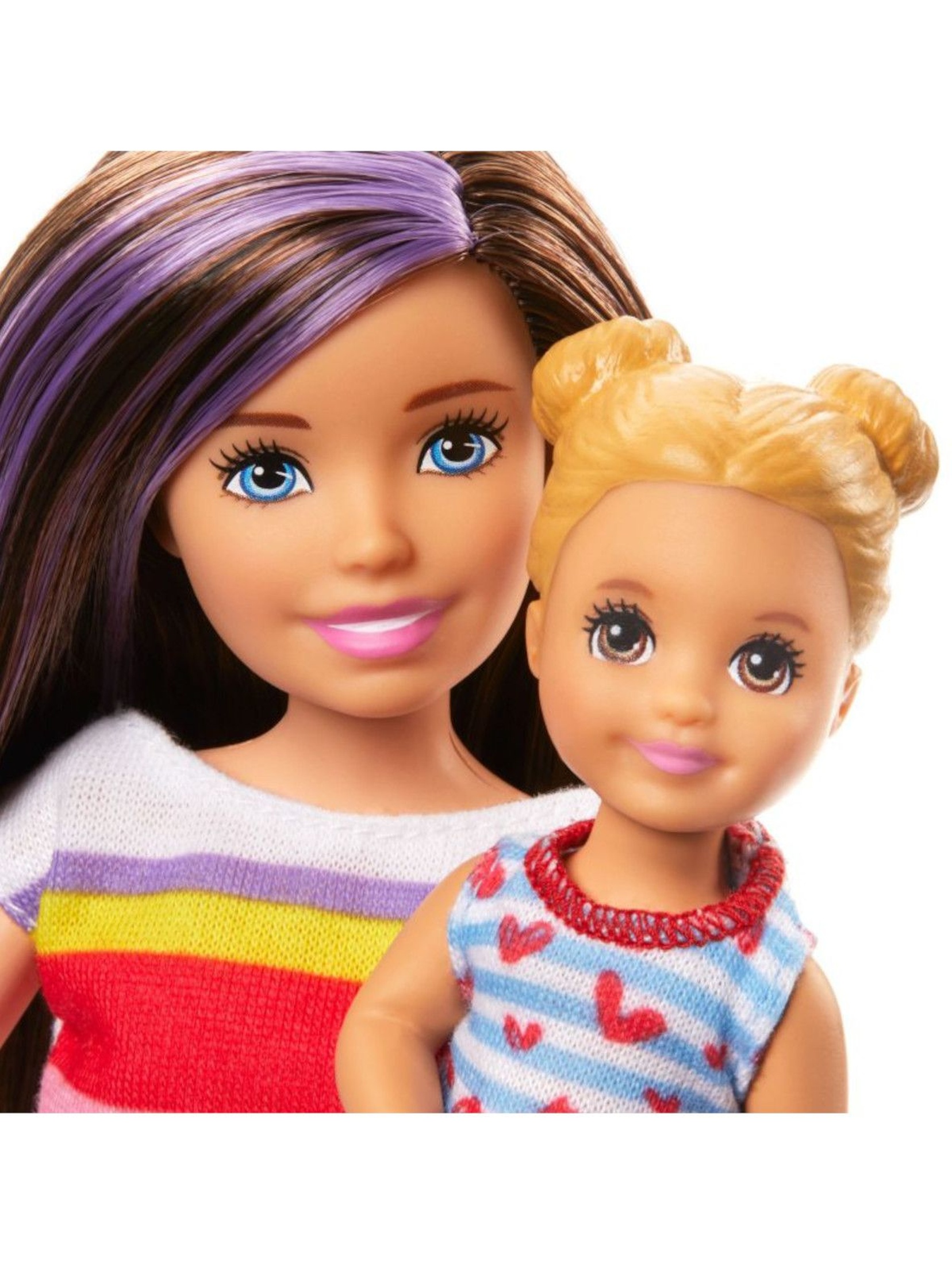 Barbie Skipper - Zestaw Czas karmienia z krzesełkiem - Lalka Opiekunka i dziecko wiek 3+