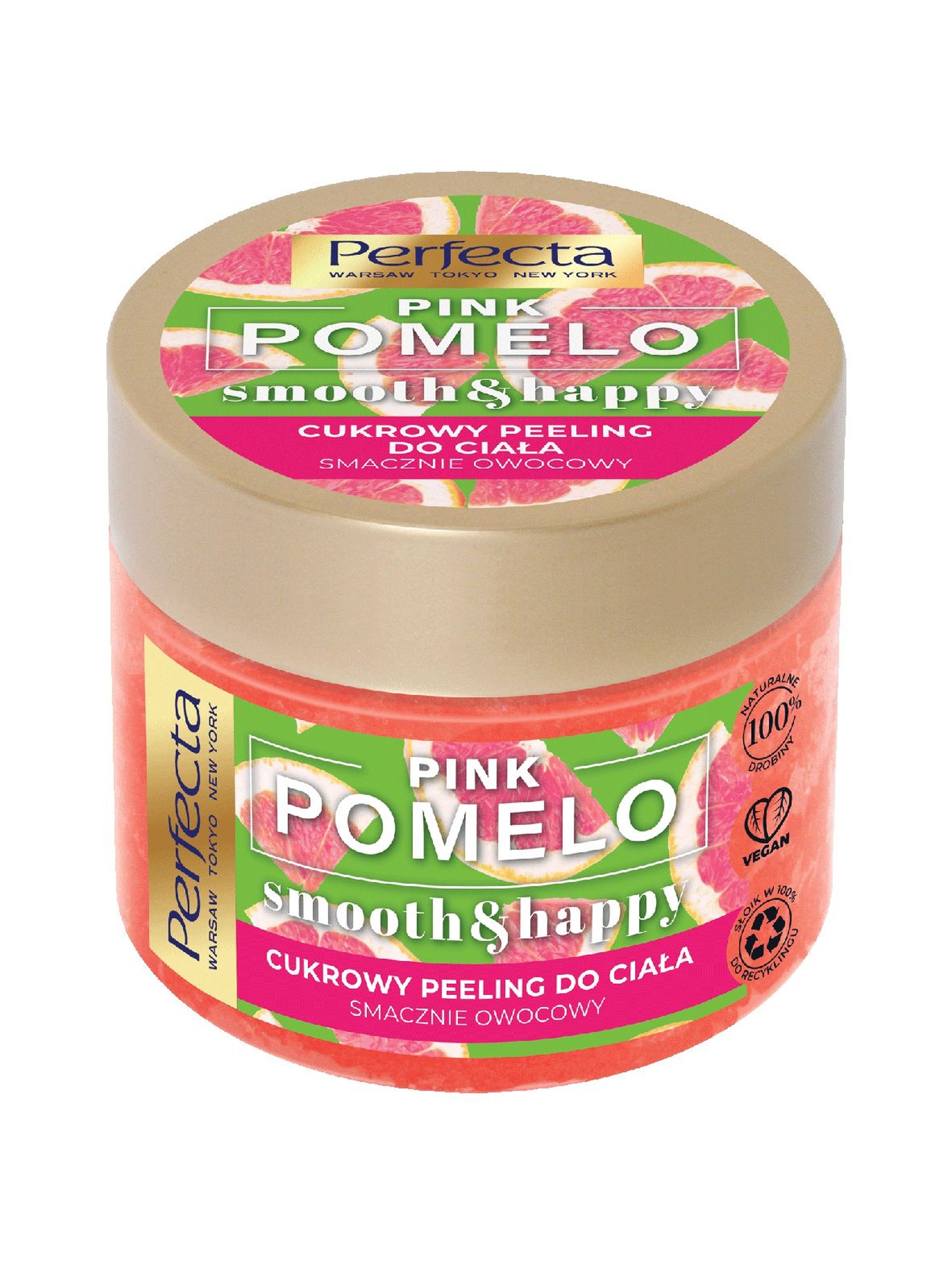 Perfecta cukrowy peeling do ciała Pink Pomelo - 300 g