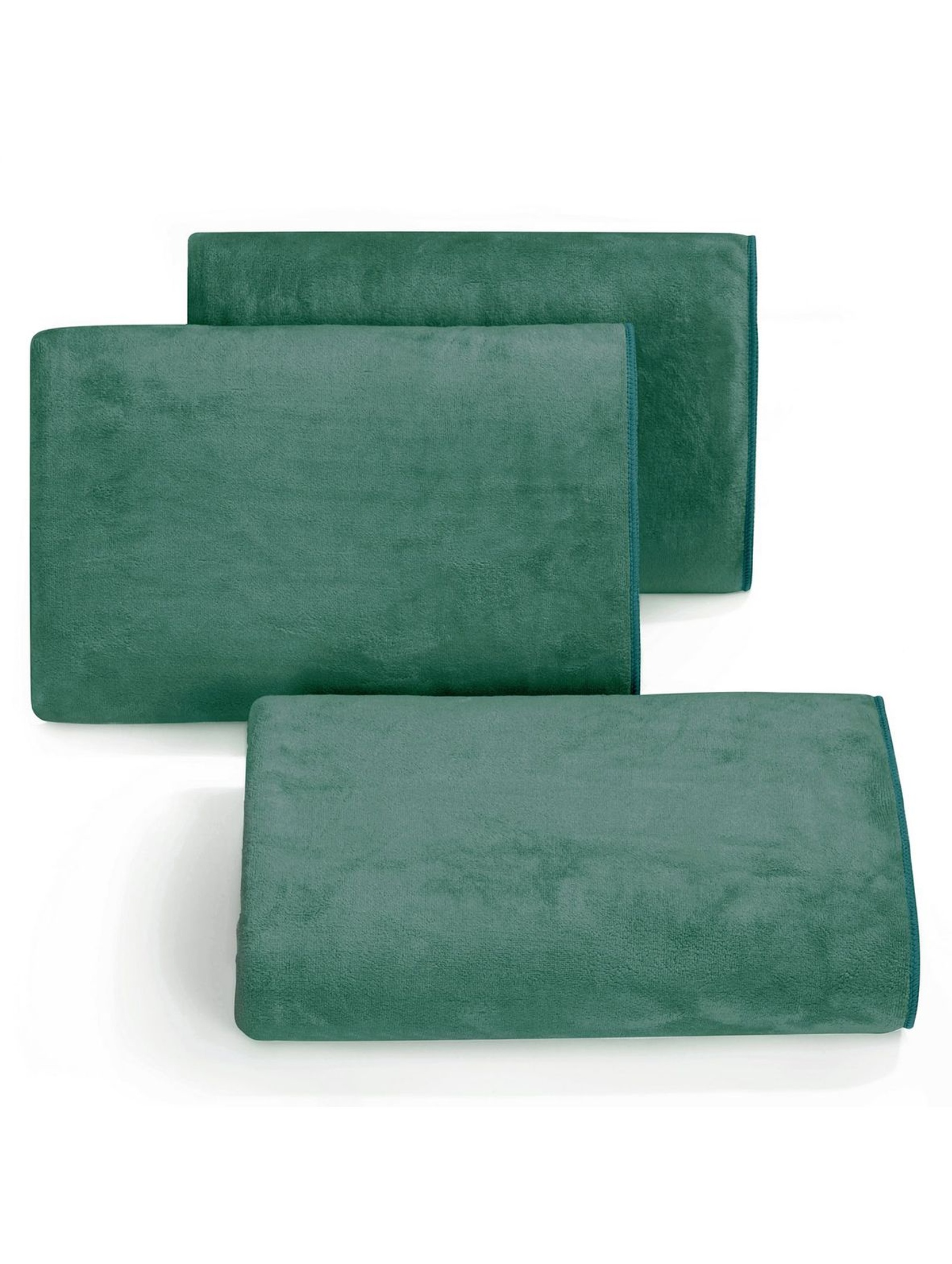 Ręcznik frotte gładki zielony 70x140 cm