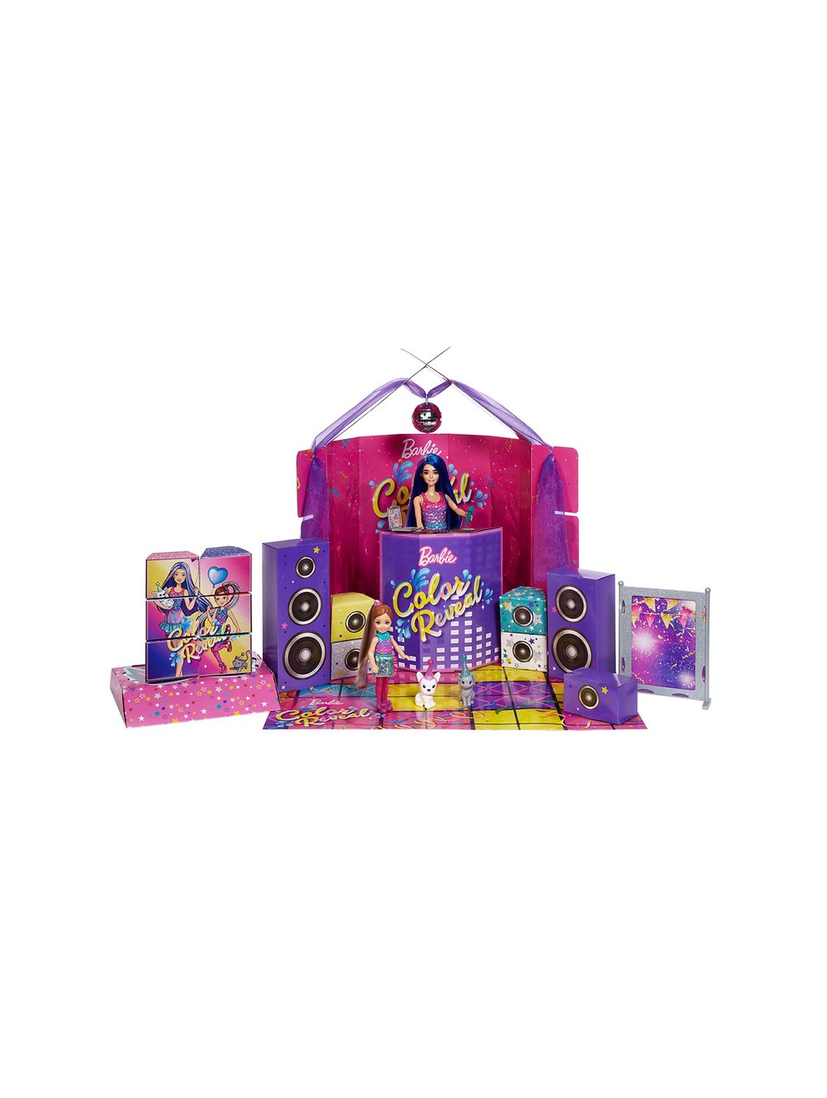 Barbie Color Reveal Impreza- duży zestaw
