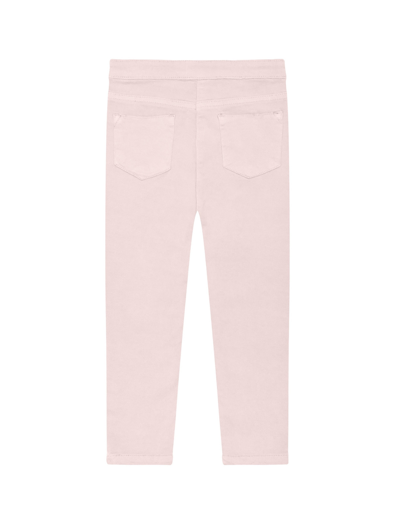 Jasno różowe spodnie niemowlęce z tkaniny