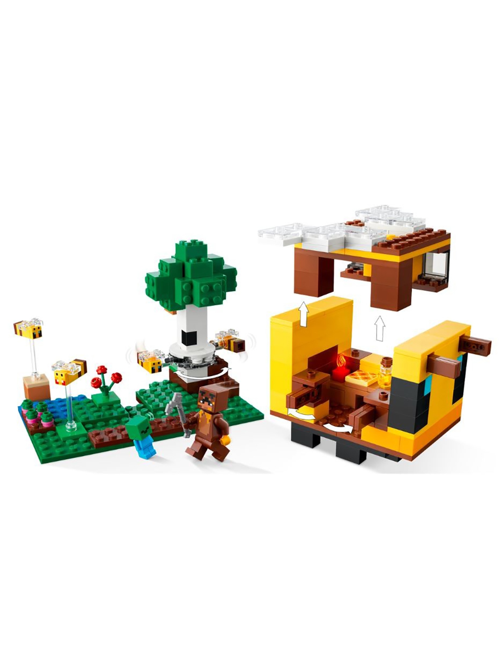 Klocki LEGO Minecraft 21241 Pszczeli ul - 254 elementy,wiek 8 +