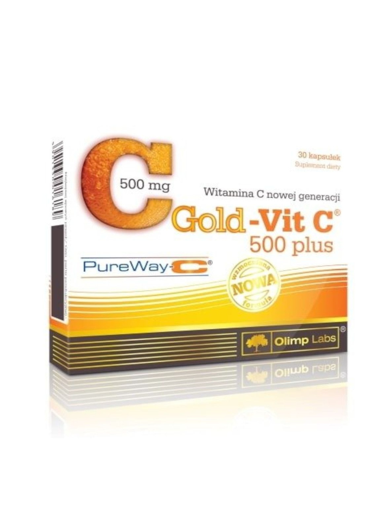 Gold Vit C 500 Plus (Pure Way C)- 30 kapsułki  TOP