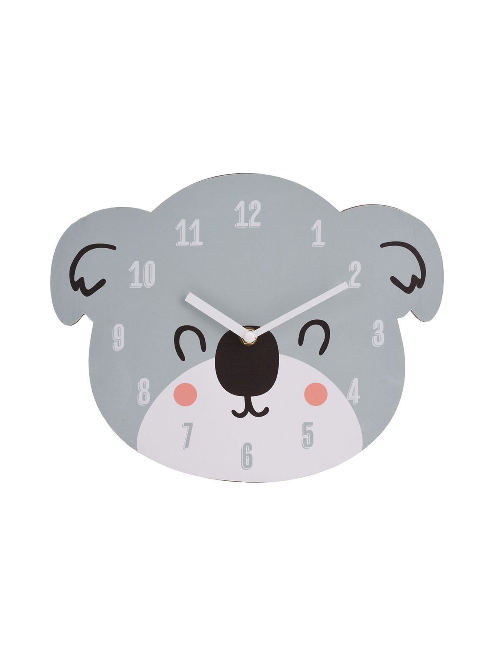 Zegar do pokoju dziecka w kształcie Misia Koala