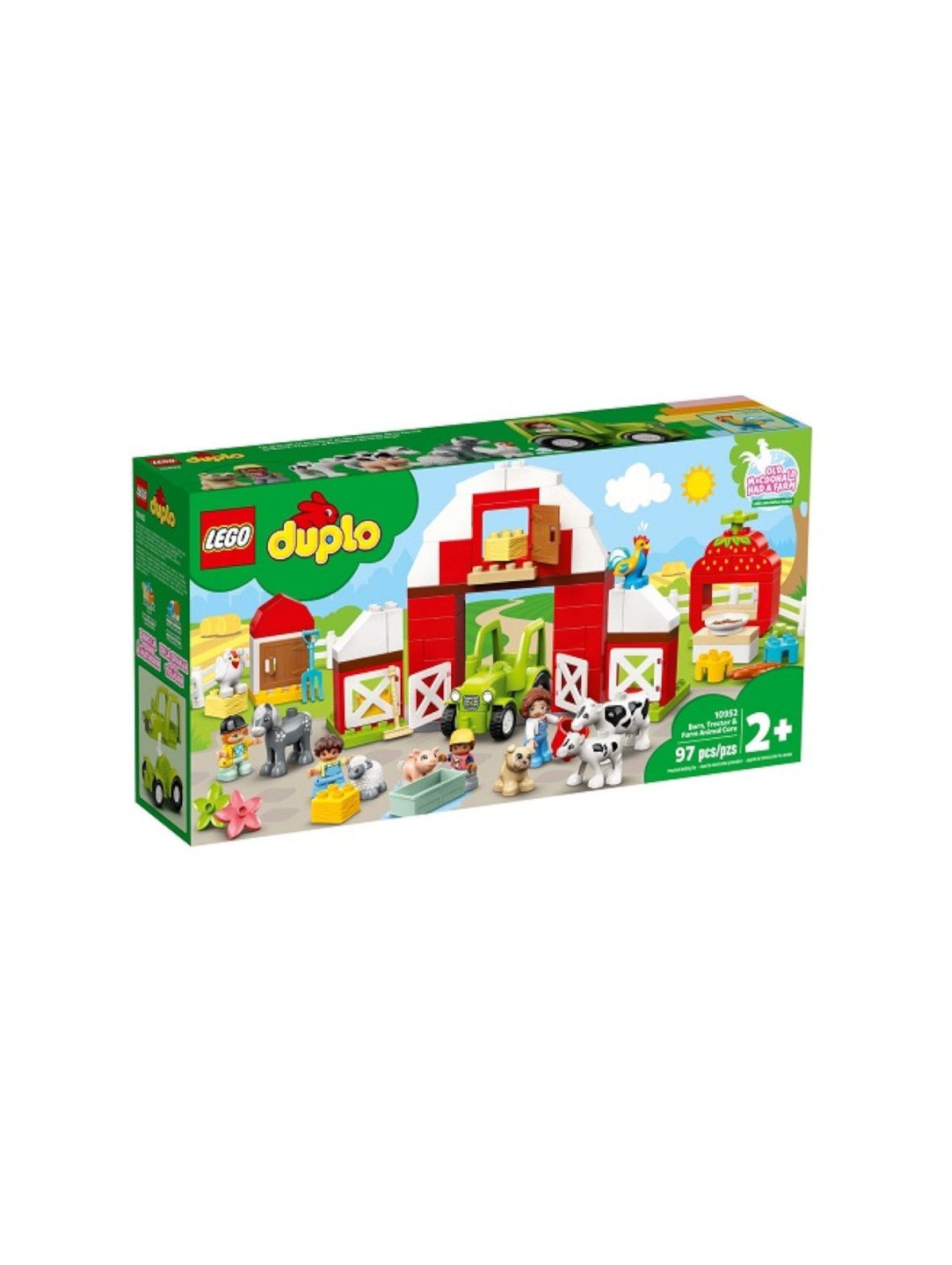Lego Duplo - Stodoła, traktor i zwierzęta gospodarskie - 97 elementów