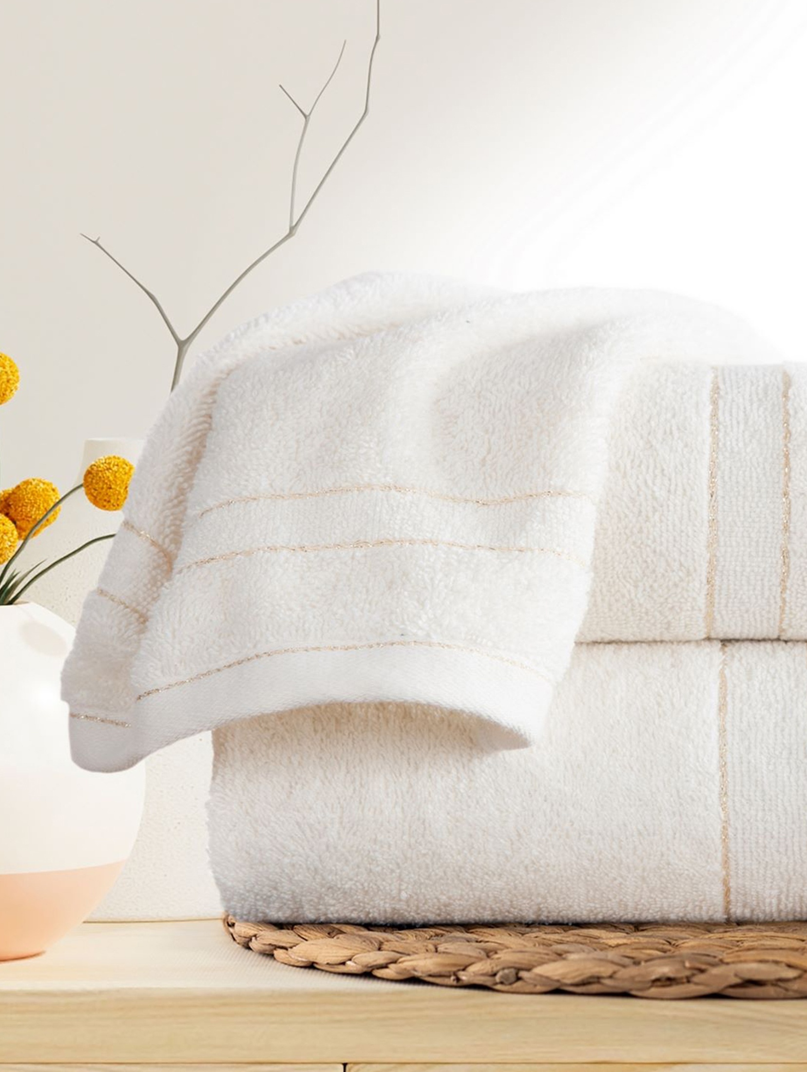 Ręcznik kąpielowy bawełniany Gala 70x140 cm jasnobrązowy