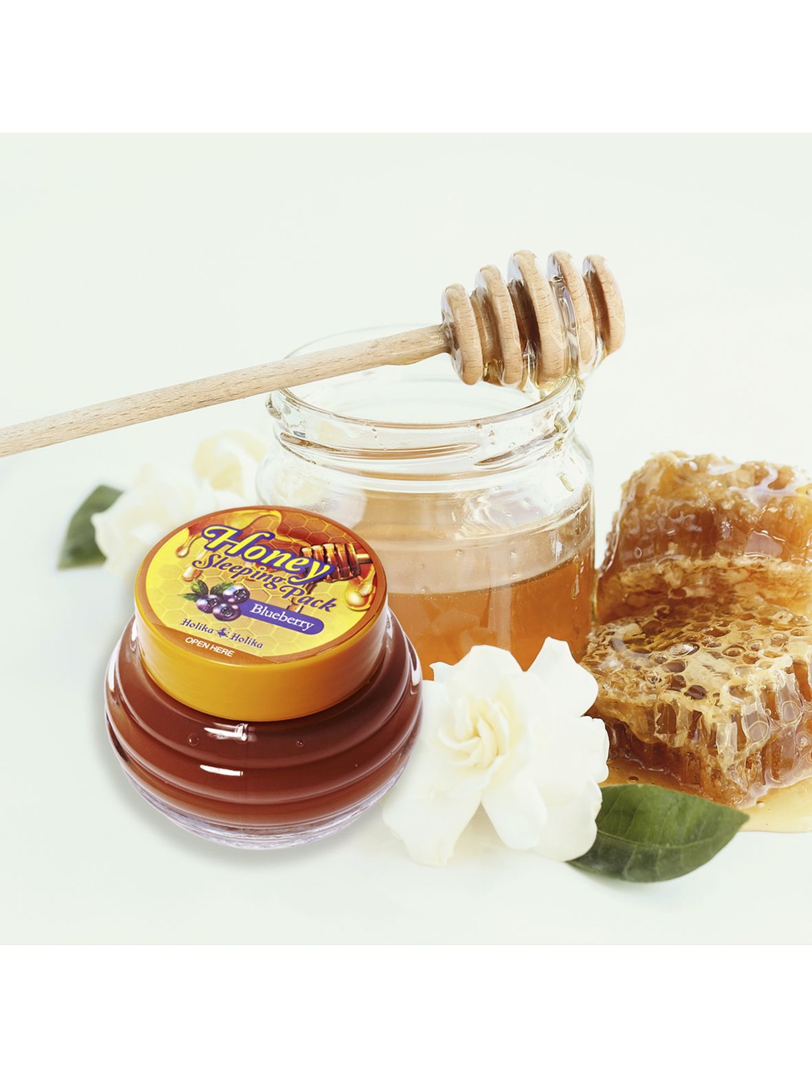 Holika Holika Honey Sleeping Pack(Blueberry) całonocna maseczka z miodem - 90 ml