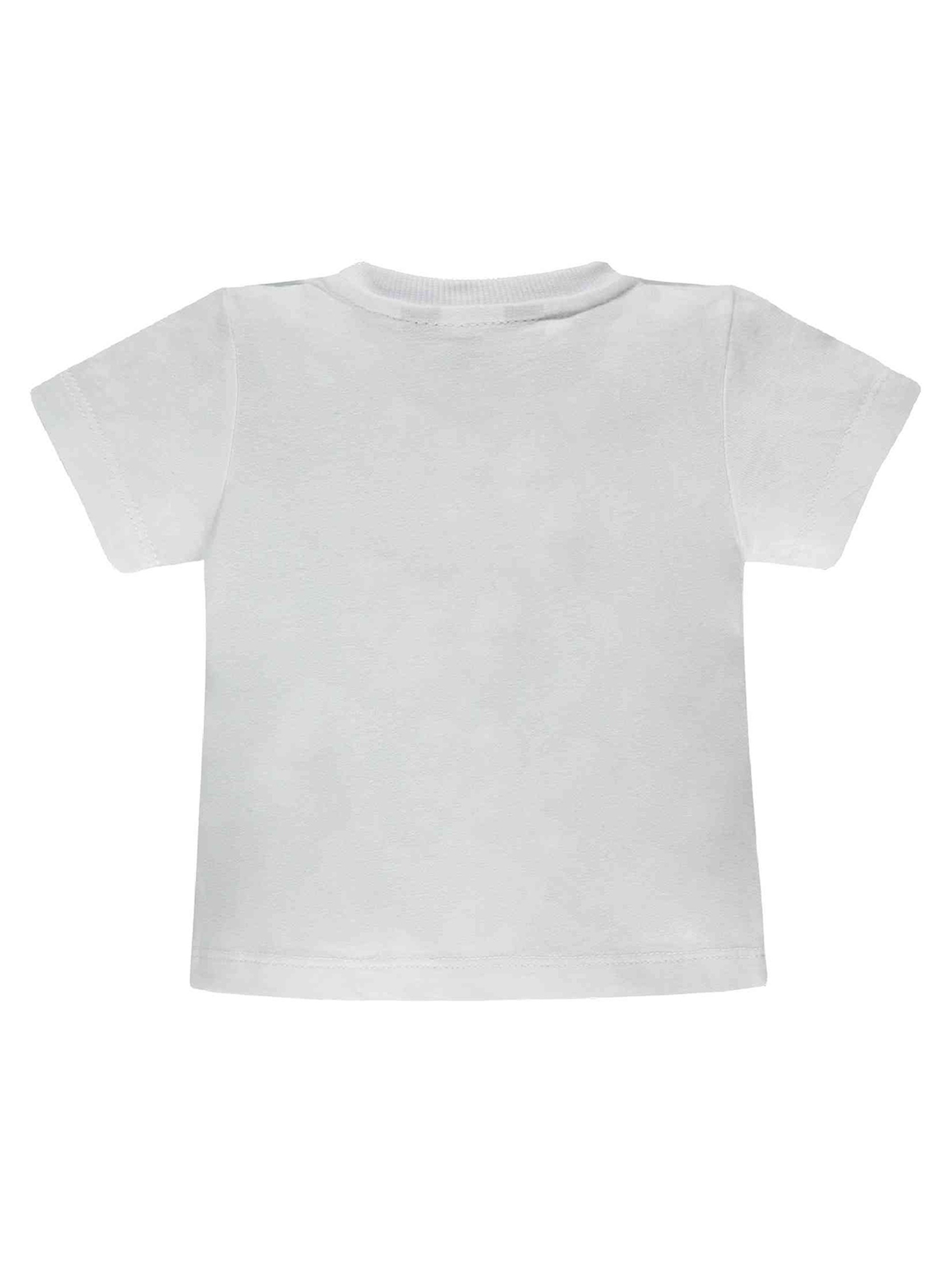 T-shirt chłopięcy niemowlęcy biały Surf