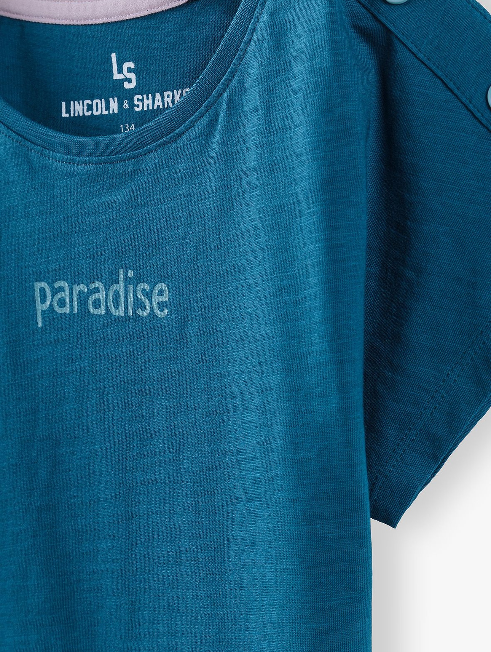 T-shirt dziewczęcy bawełniany Paradise