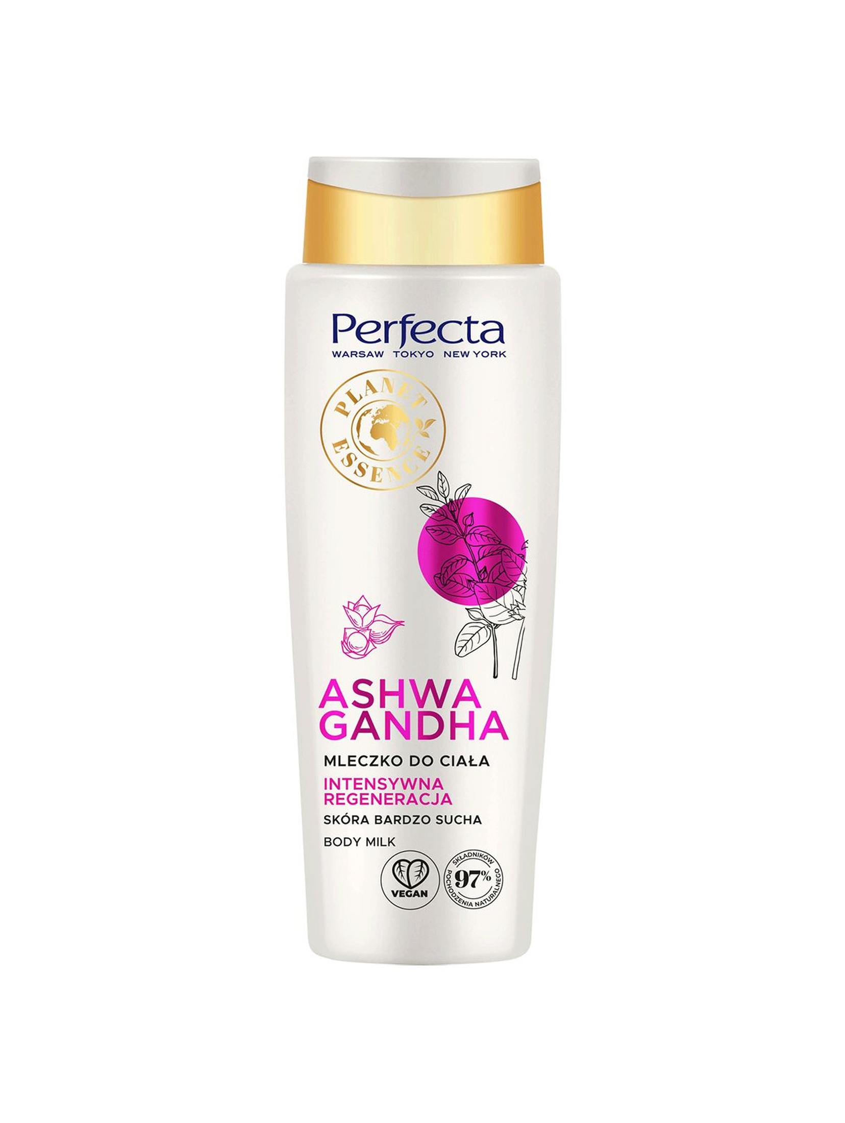 Perfecta Planet Essence-mleczko do ciała-Ashwagandha-400 ml