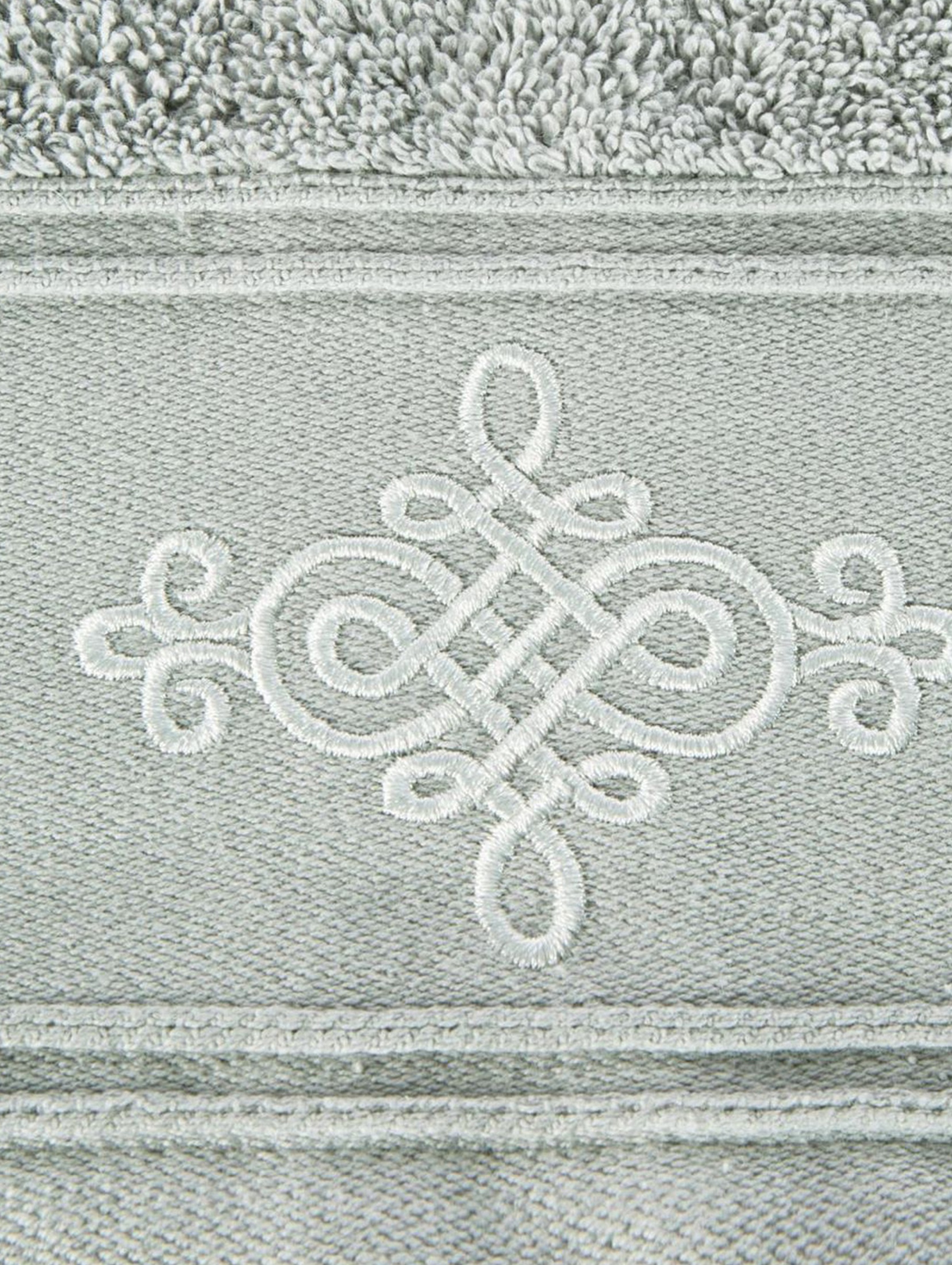 Ręcznik kąpielowy70x140 cm - srebrny
