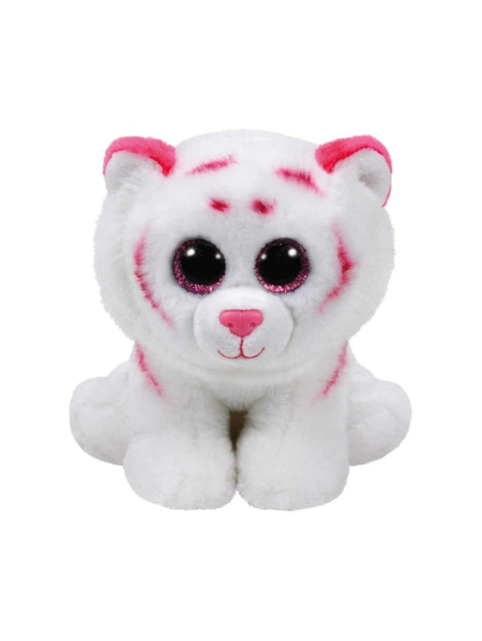 Beanie Babies TABOR 24 cm - pink-white tiger
