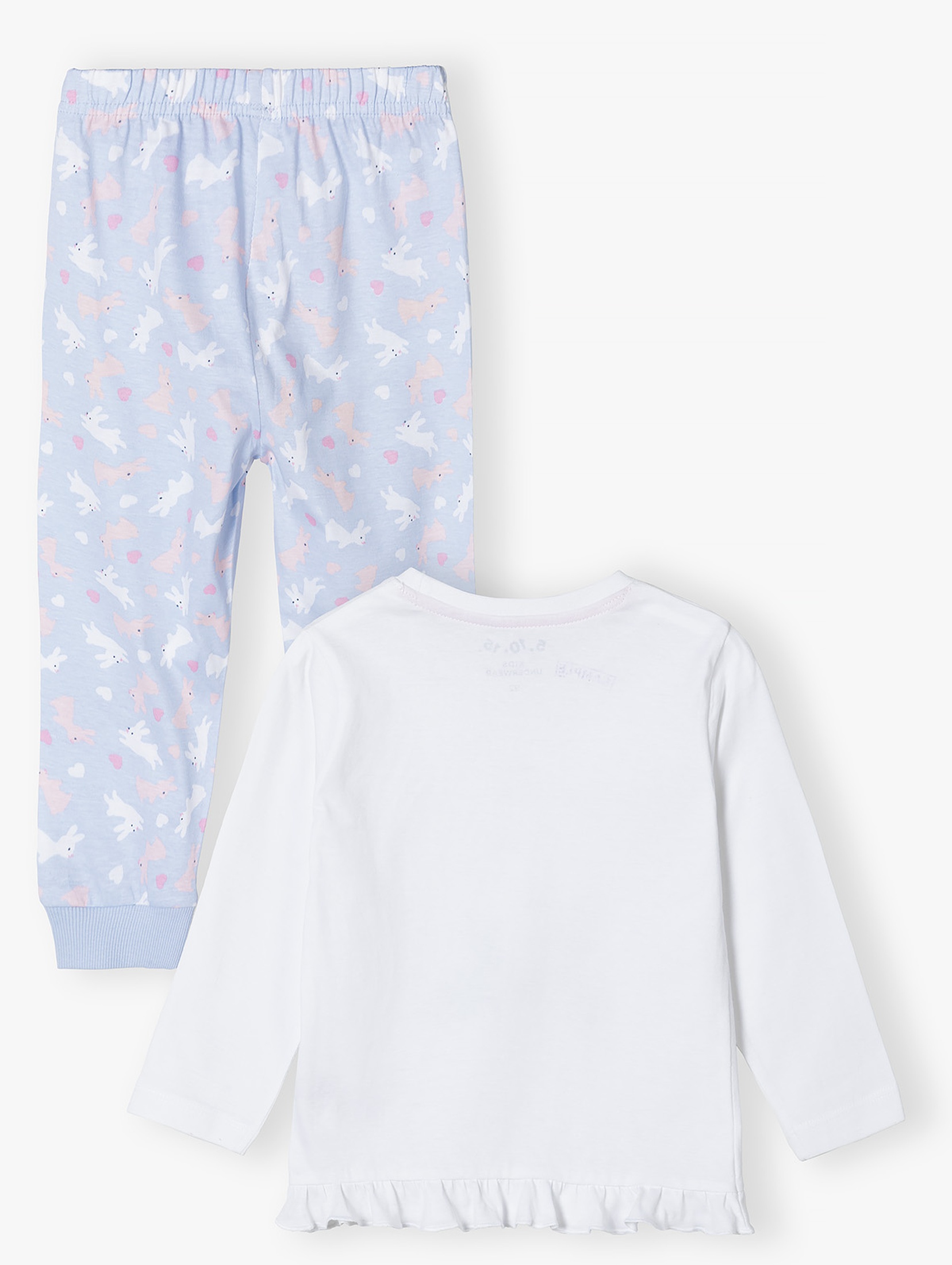 Pidżama dla dziewczynki w króliki