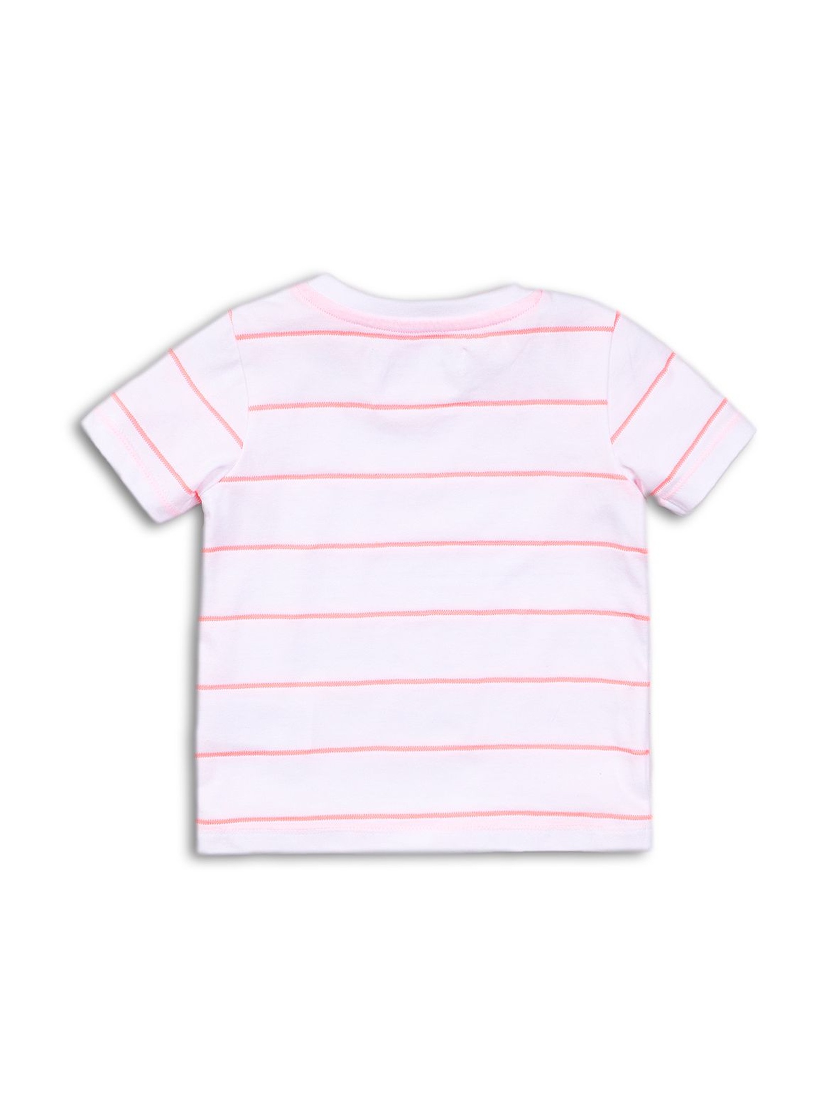 T-shirt niemowlęcy z krabem - biały rozmiar 92/98