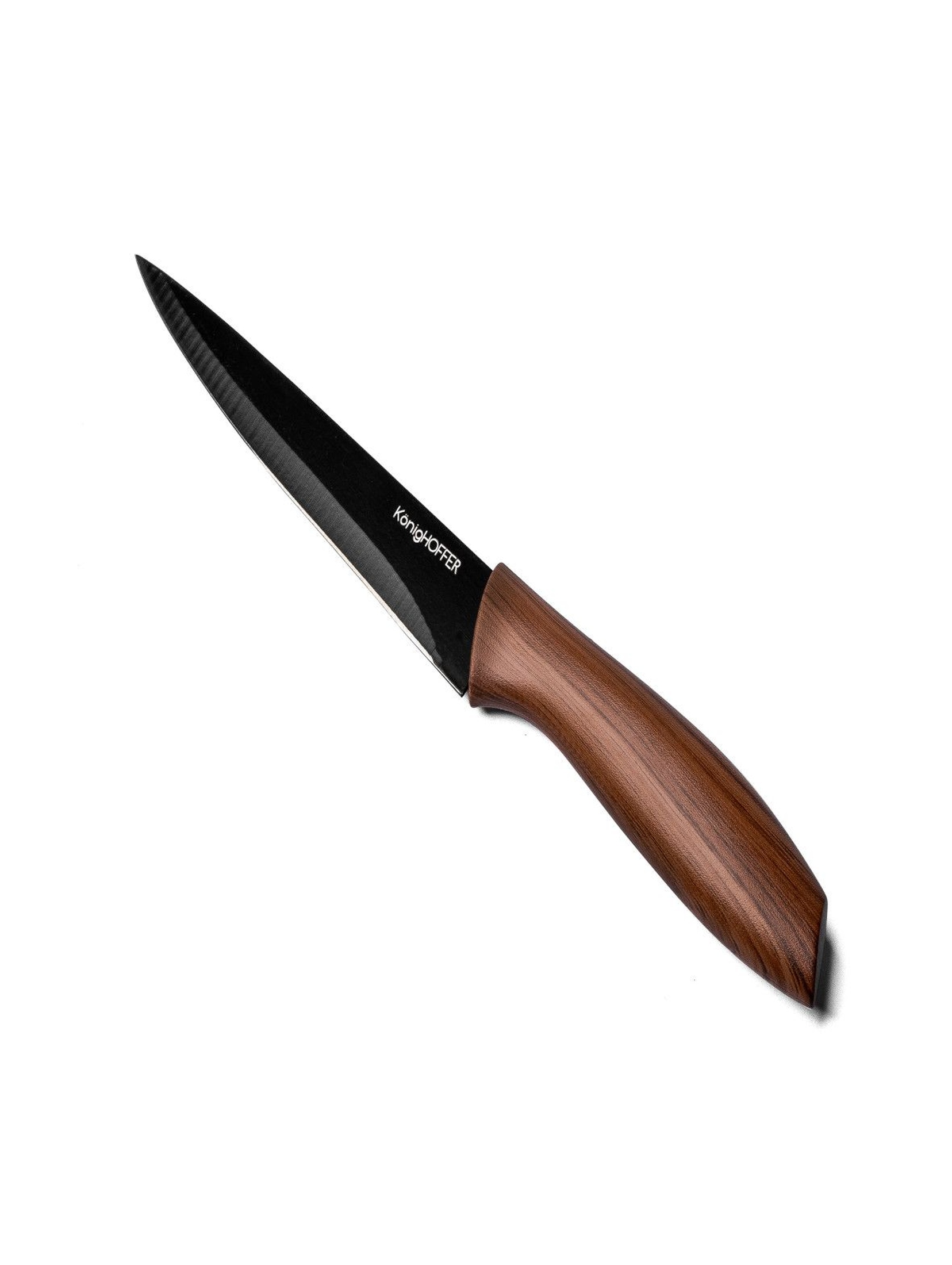 Nóż uniwersalny w kolorze czarnym  13 cm