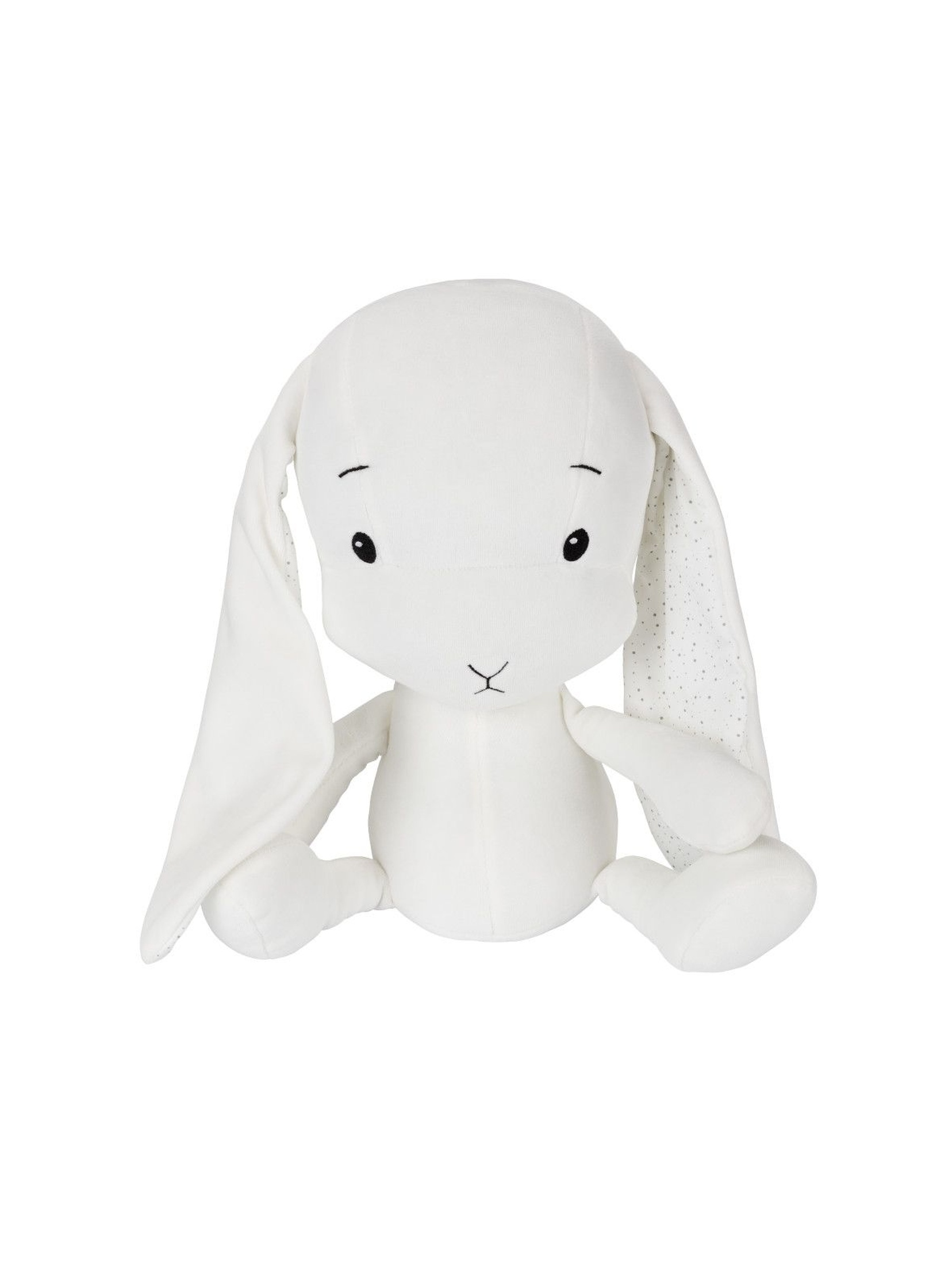 Królik Effik S - biały, białe uszy, 20 cm