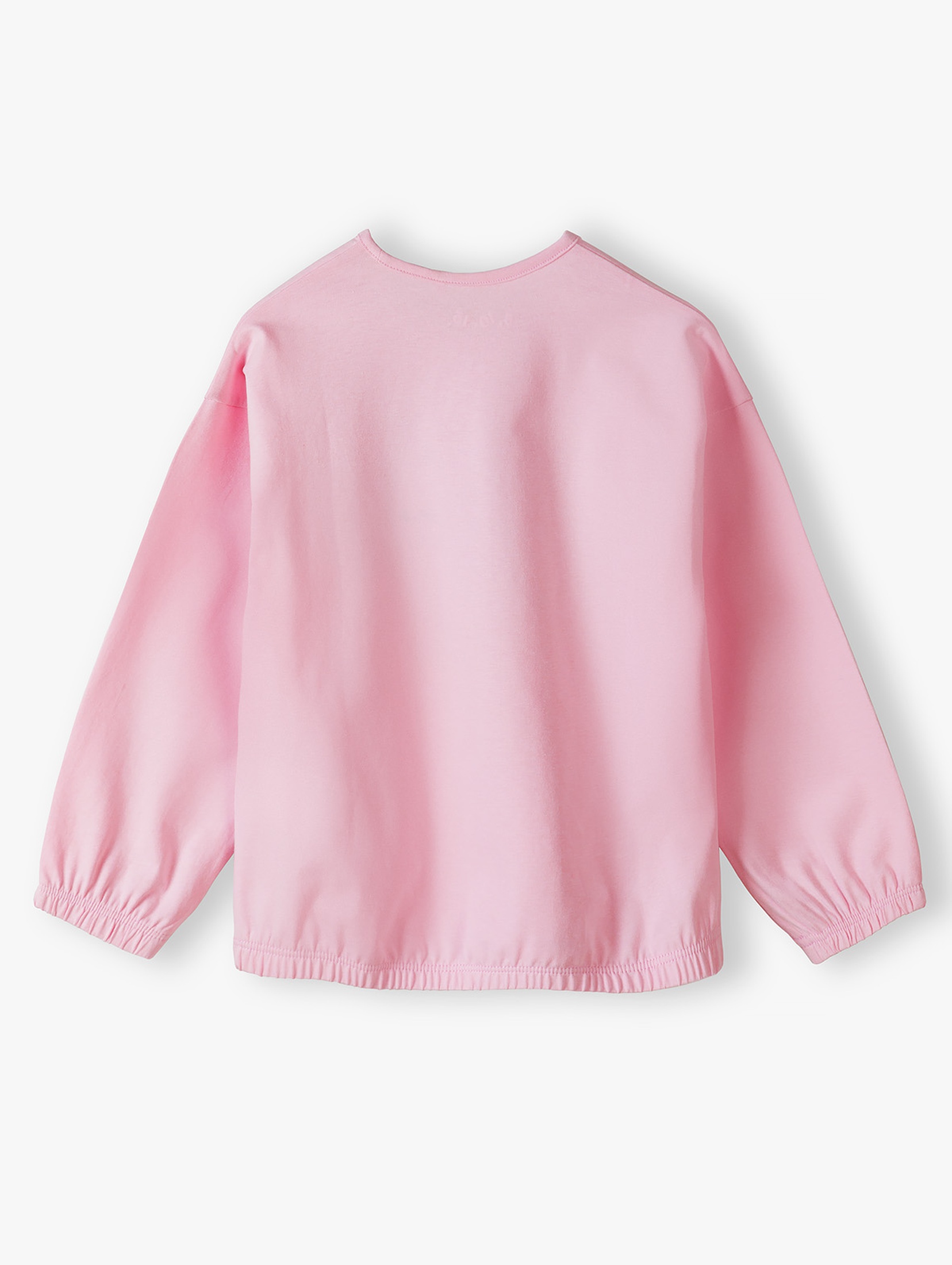 Różowa bluzka z długim rękawem - Psyjaciółki - 5.10.15.