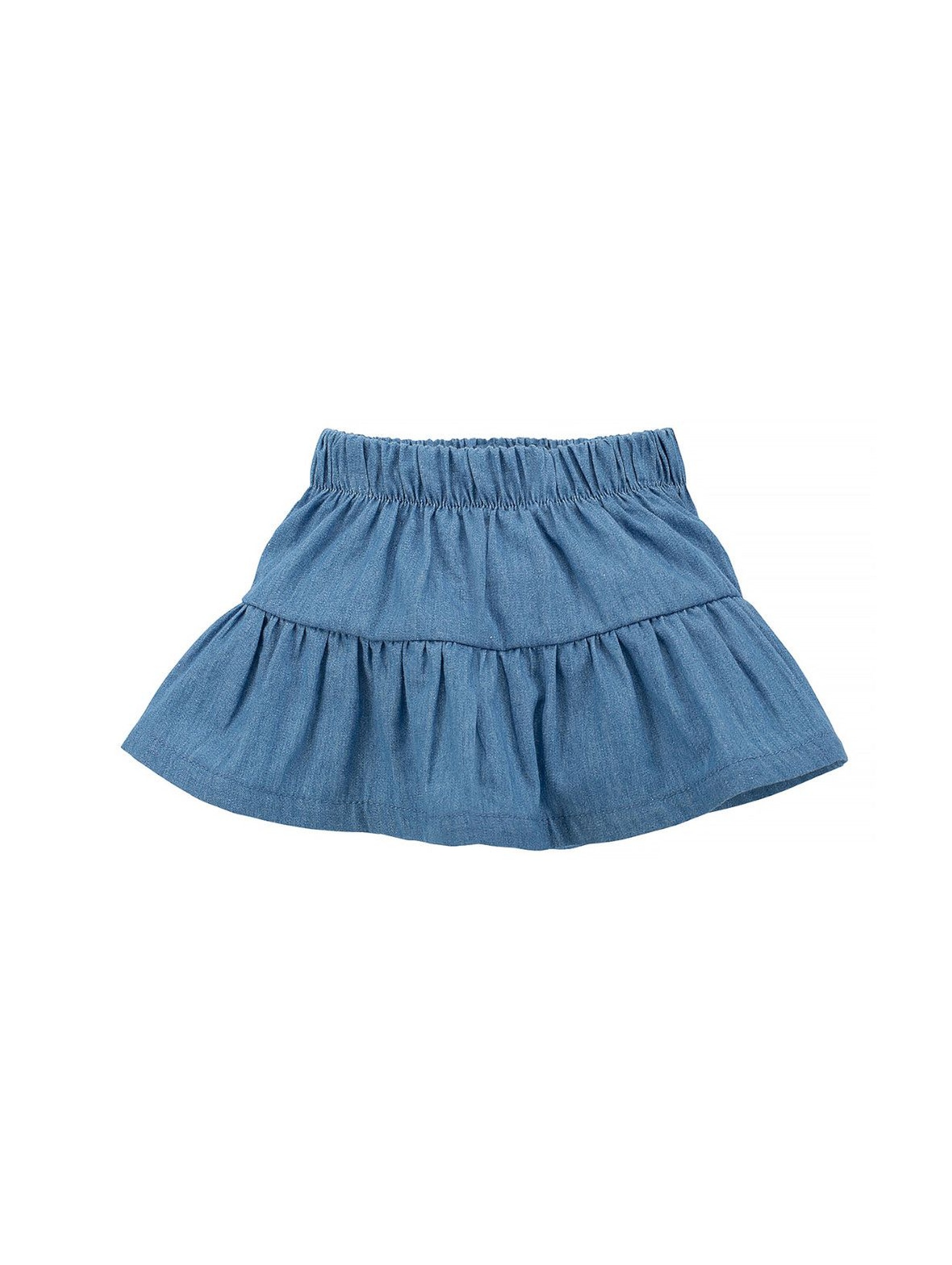 Bawełniana spódniczka dla dziewczynki niebieska