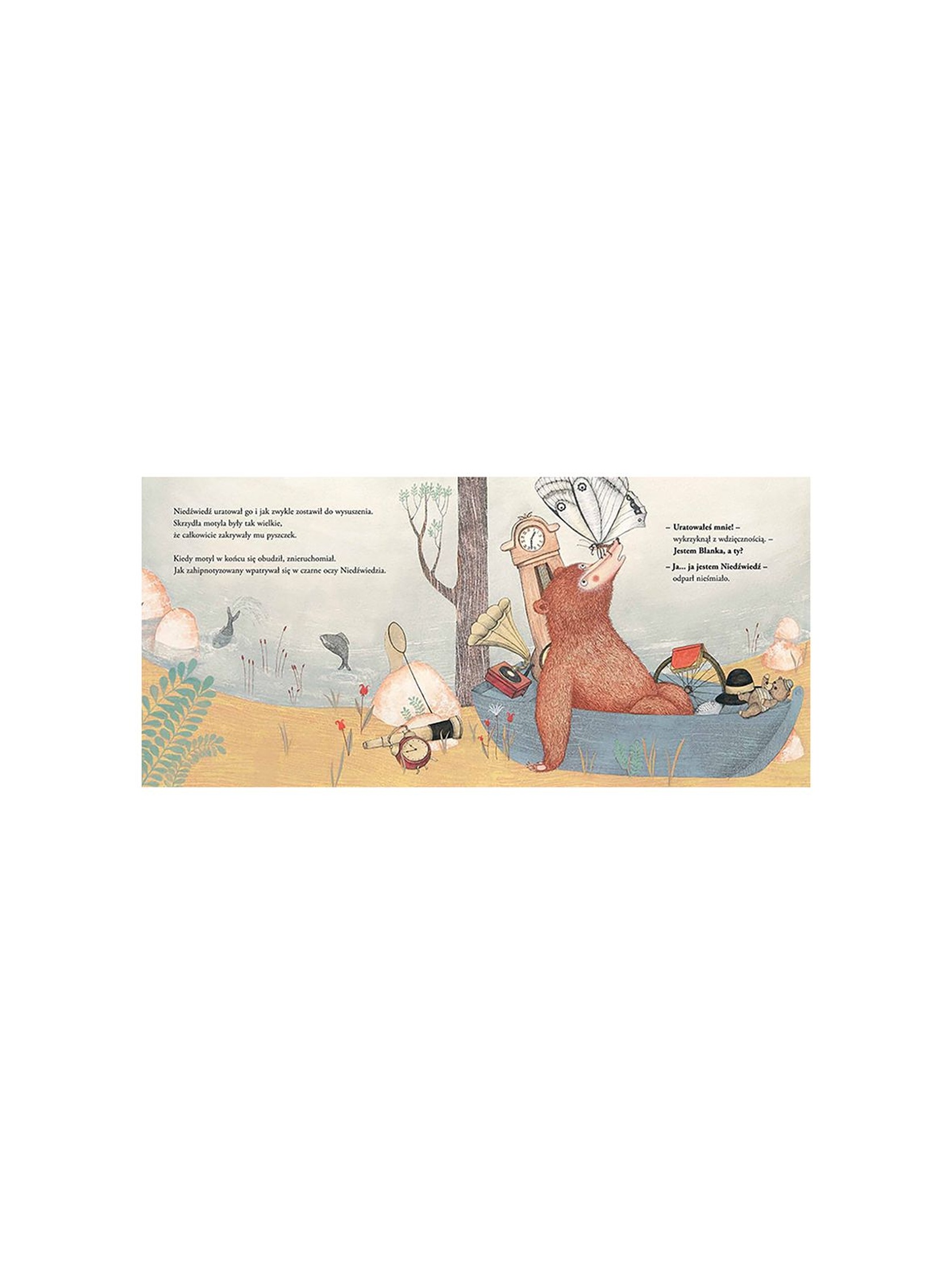 Niedźwiedź łowca motyli - książka dla dzieci