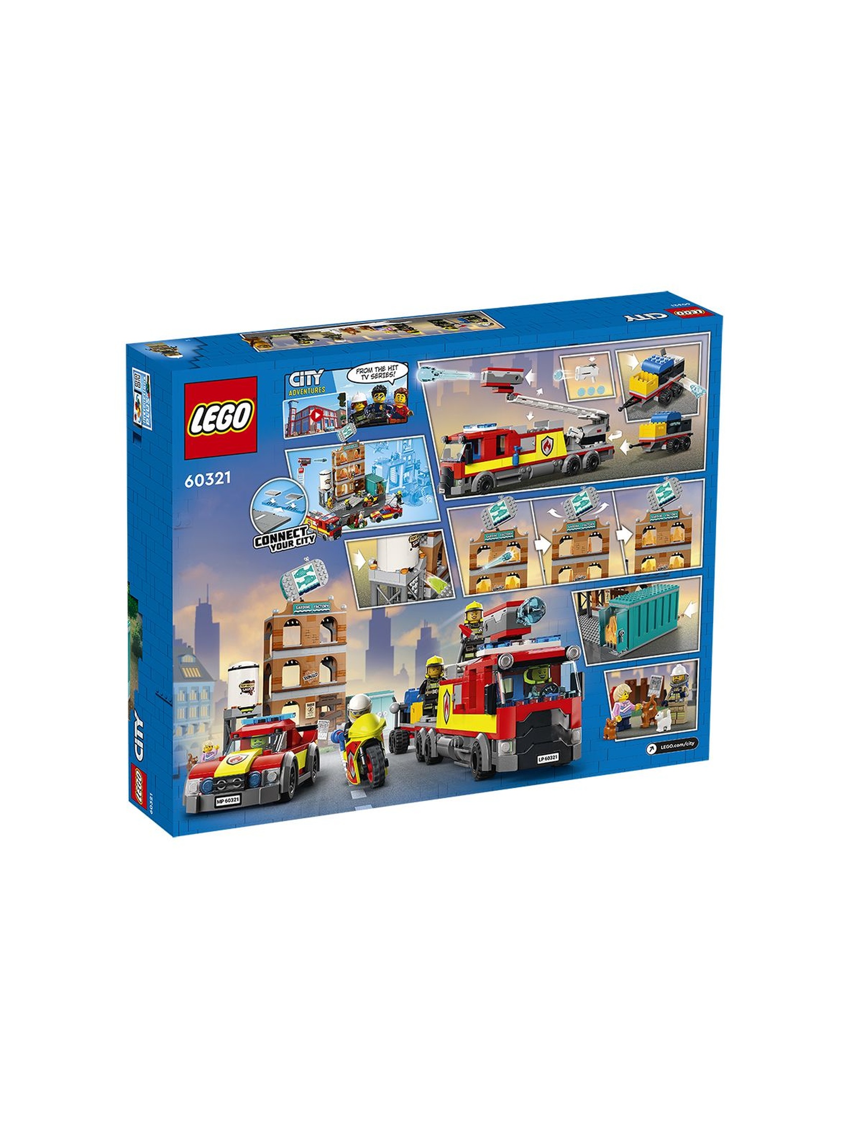 LEGO City 60321 Straż pożarna wiek 7+