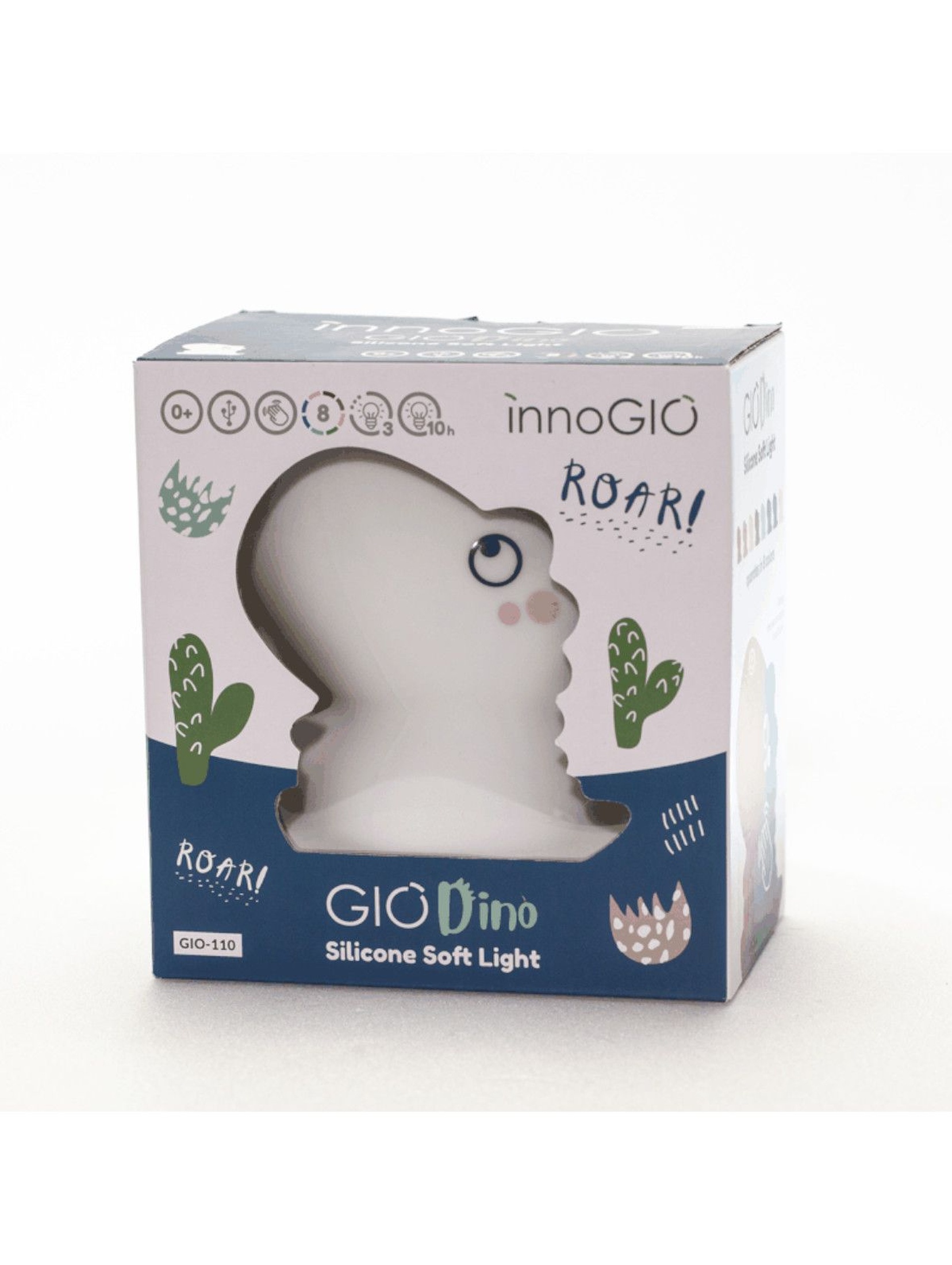 Silikonowa lampka GIO Dino GIO-110