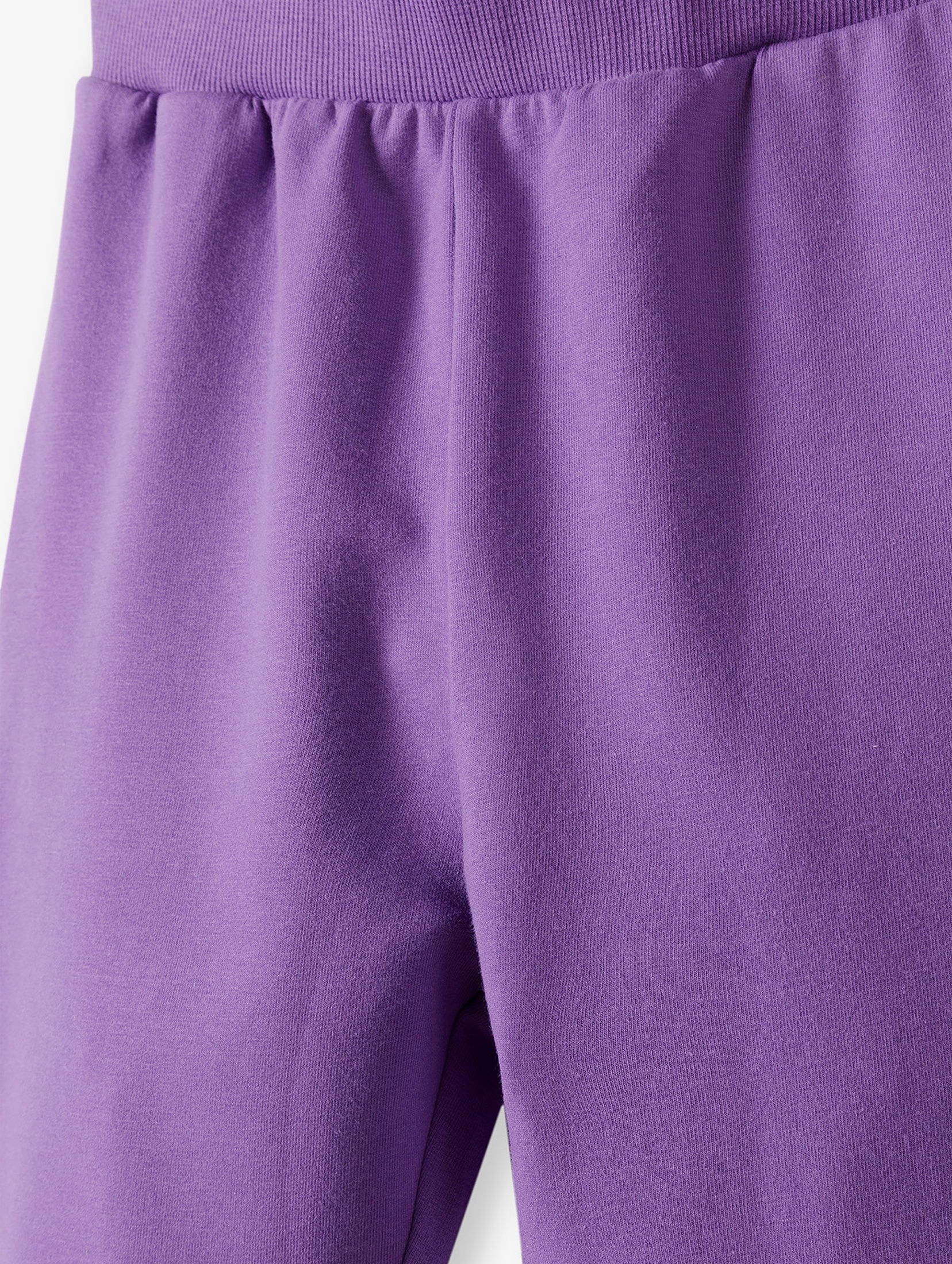Fioletowe spodnie dresowe dla dziewczynki- Lincoln&Sharks