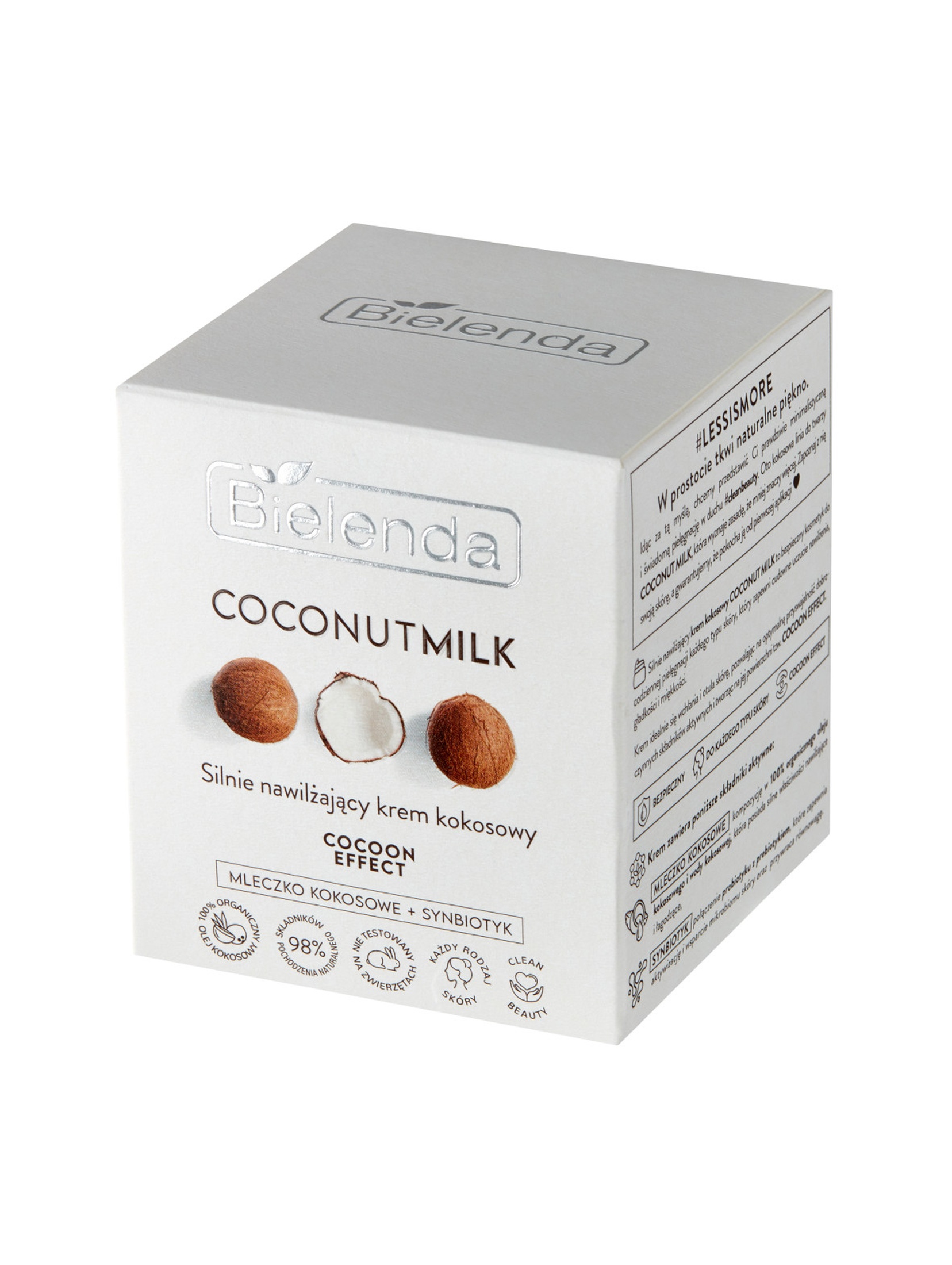 COCONUT MILK Silnie nawilżający krem kokosowy COCOON EFFECT, 50ml