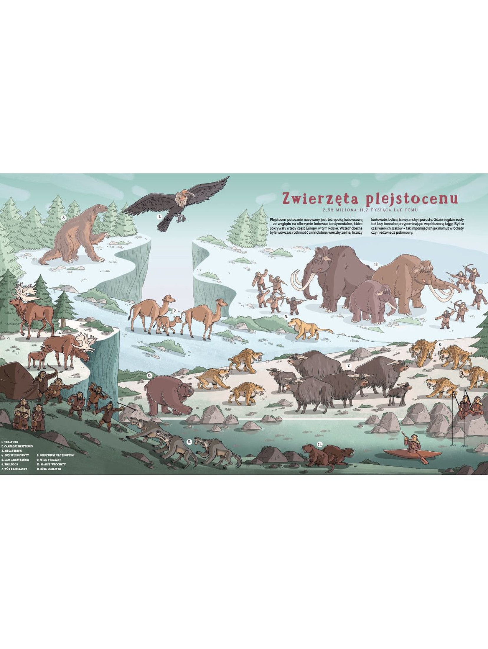 Zwierzęta,które zniknęły. Atlas stworzeń wymarłych-książka dla dzeci