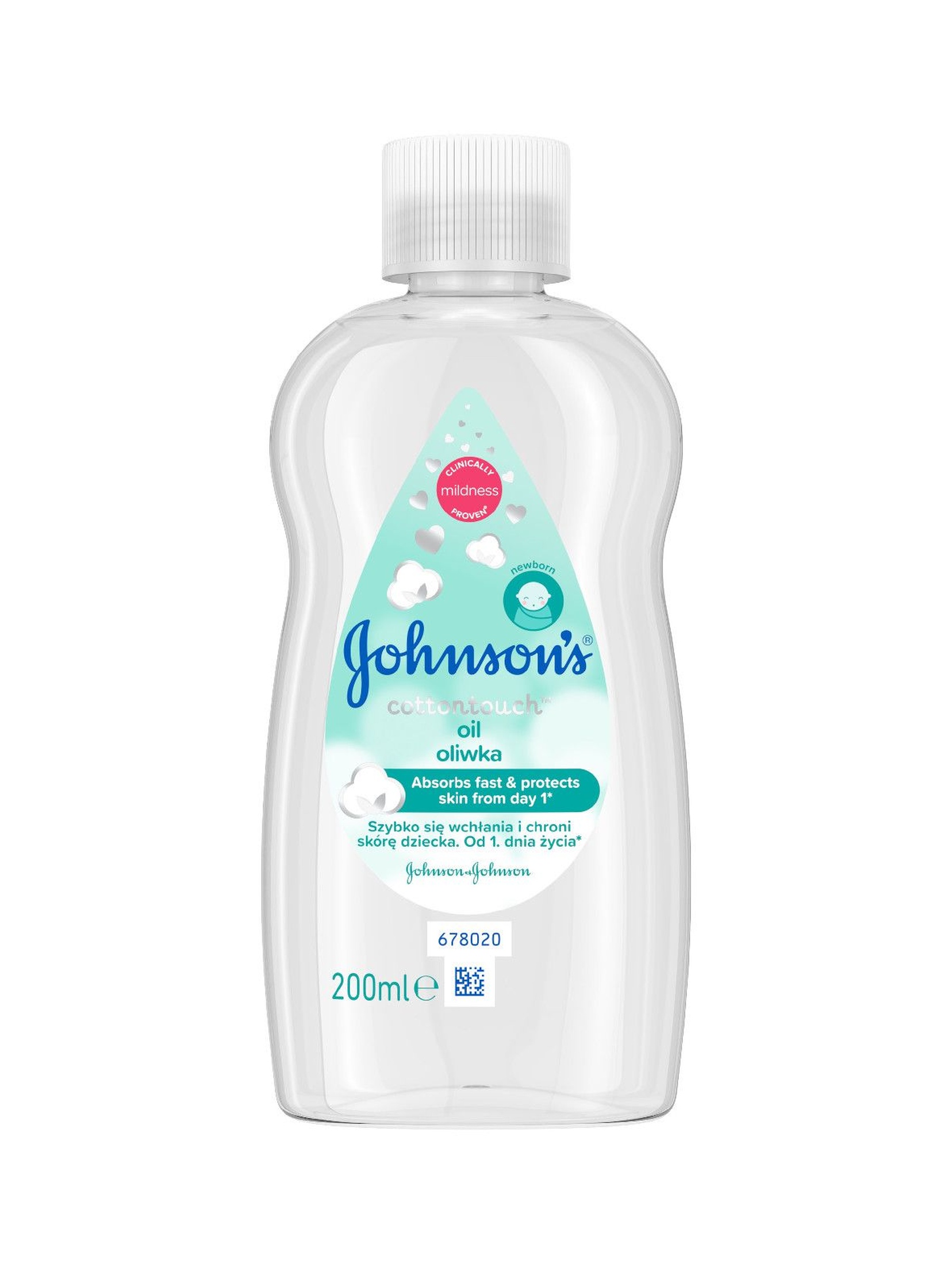 Johnson's Cotton Touch oliwka dla dzieci - 200 ml