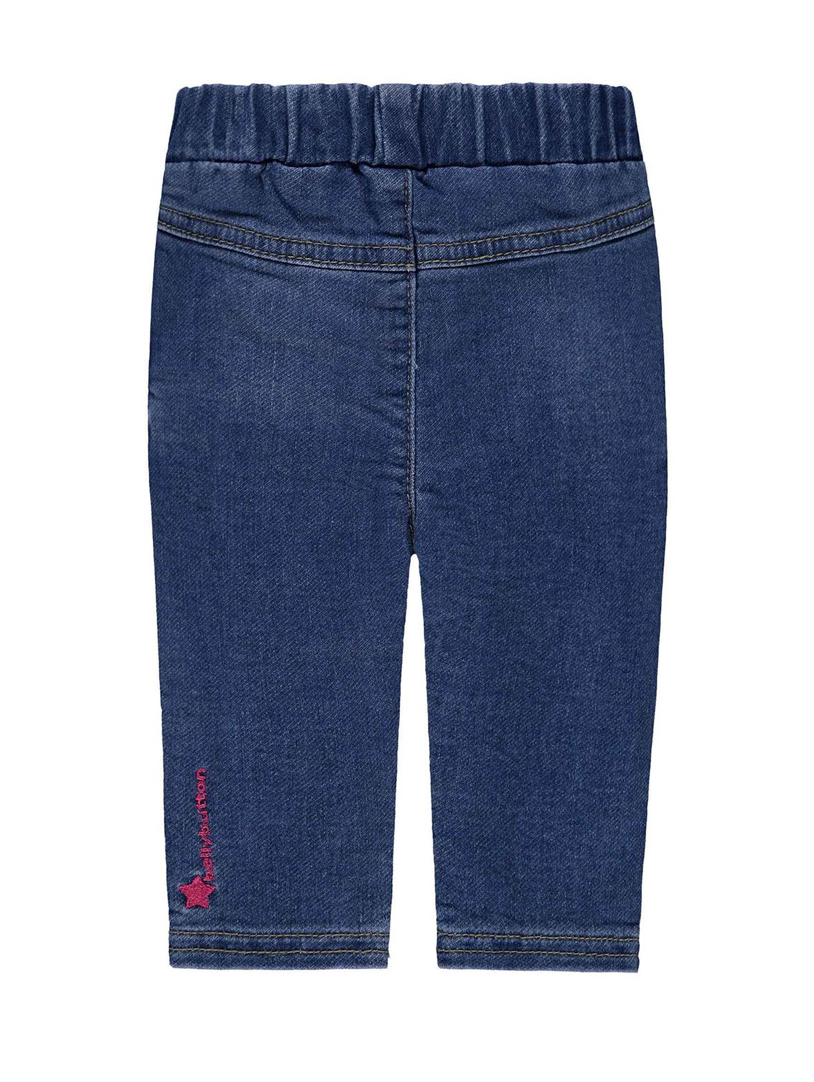 Spodnie jeansowe dziewczęce, niebieskie, bellybutton