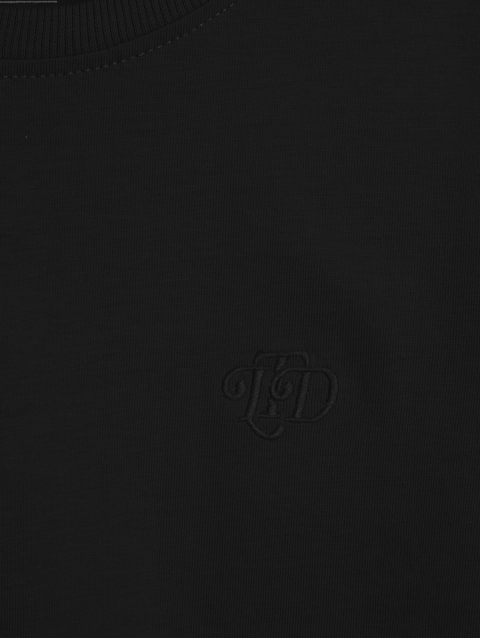 Czarny t-shirt z miękkiej dzianiny - unisex - Limited Edition