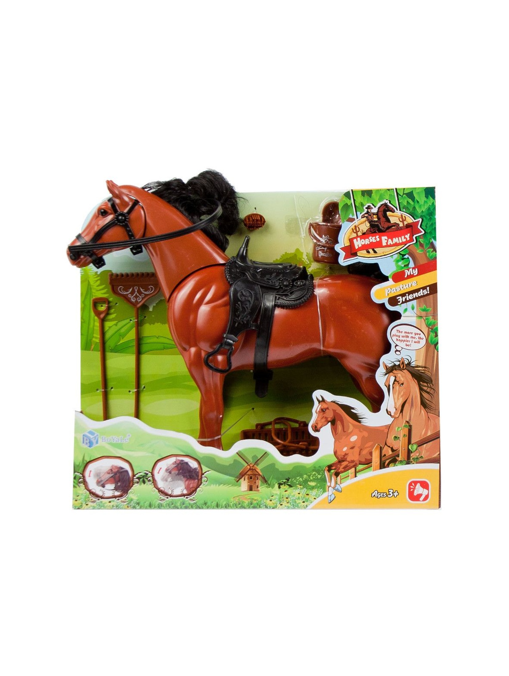 Koń- zabawka z efektami dźwiękowymi 3+