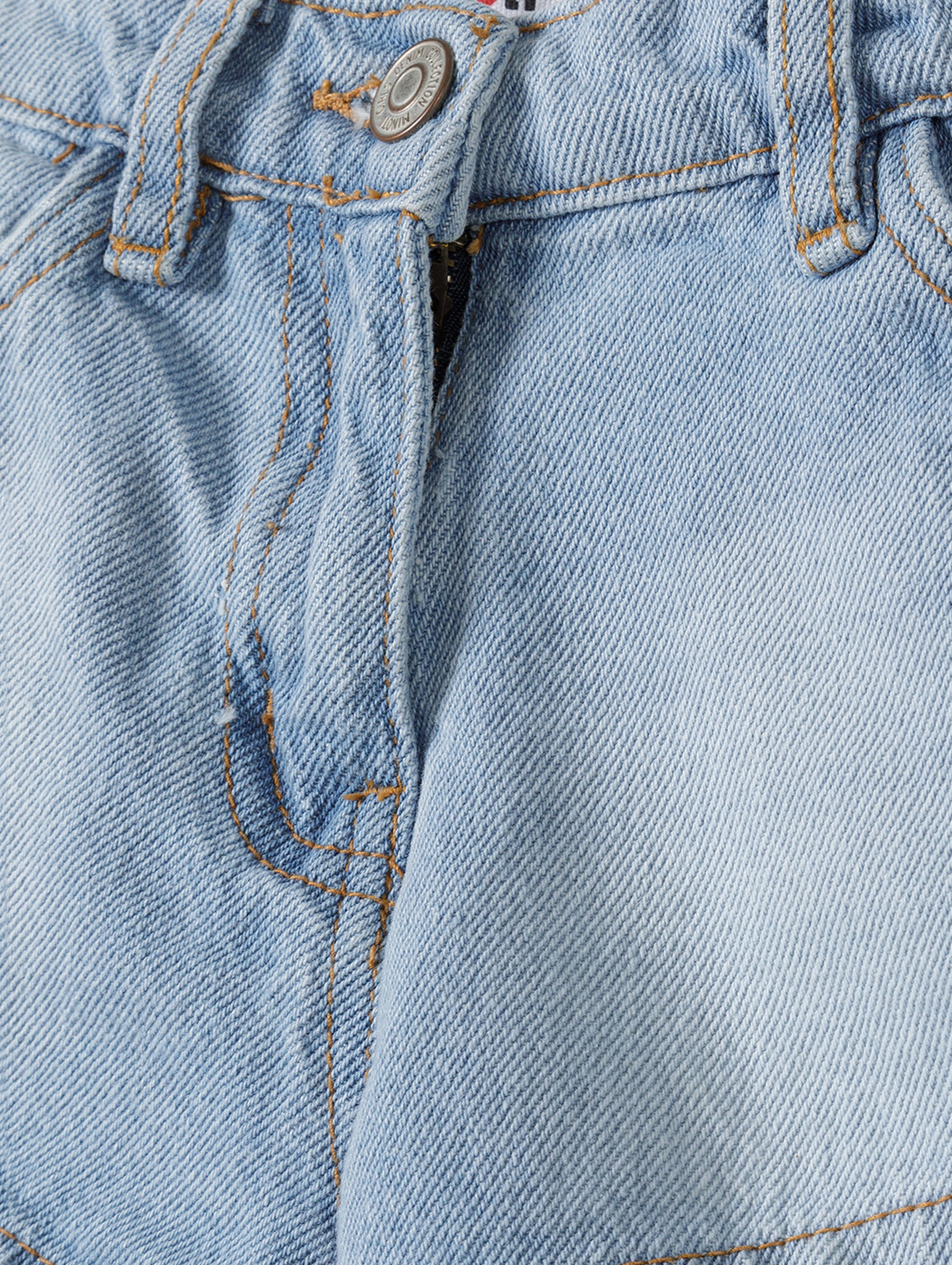Jasnoniebieskie szorty jeansowe dla dziewczynki