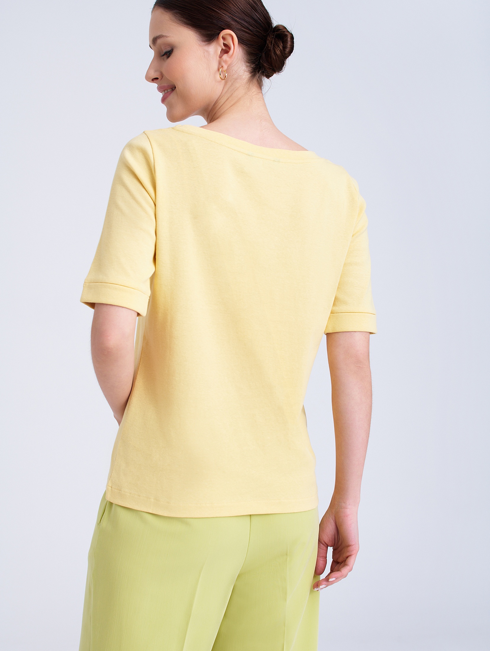 Koszulka damska żółta
