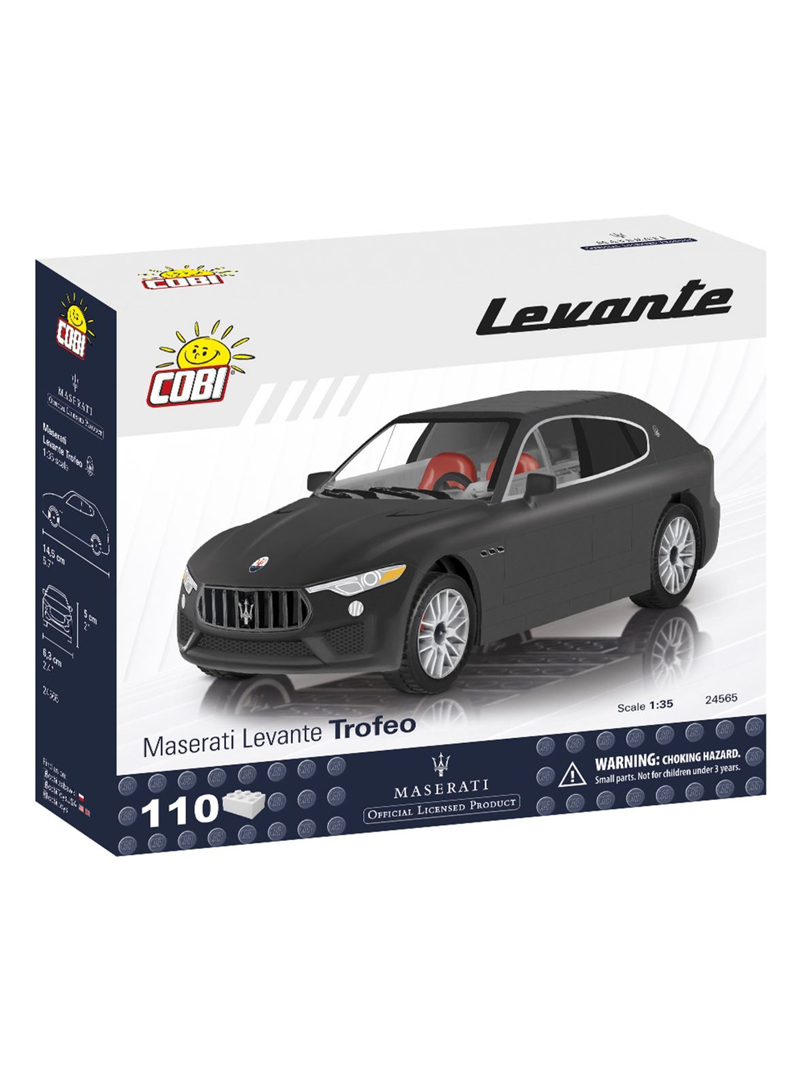 Klocki COBI 24565 Cars Maserati Levante Trofeo - 110 el wiek 5+